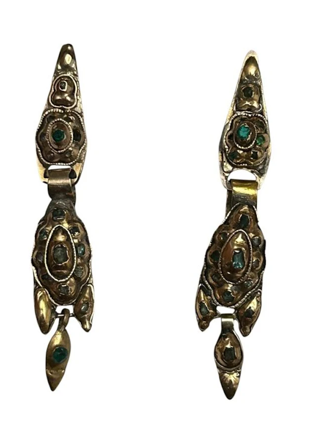 Earrings - 14 kt. Yellow gold - Catalan earrings