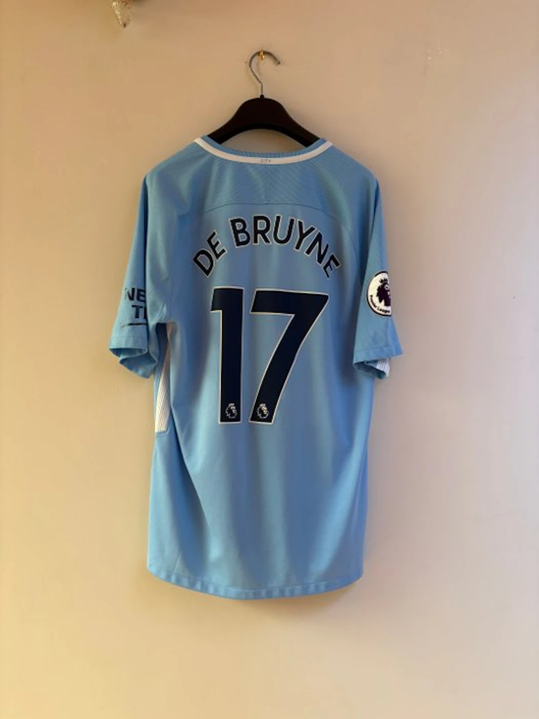 Manchester City - Premier League - Kevin De Bruyne - 2017 - Team wear