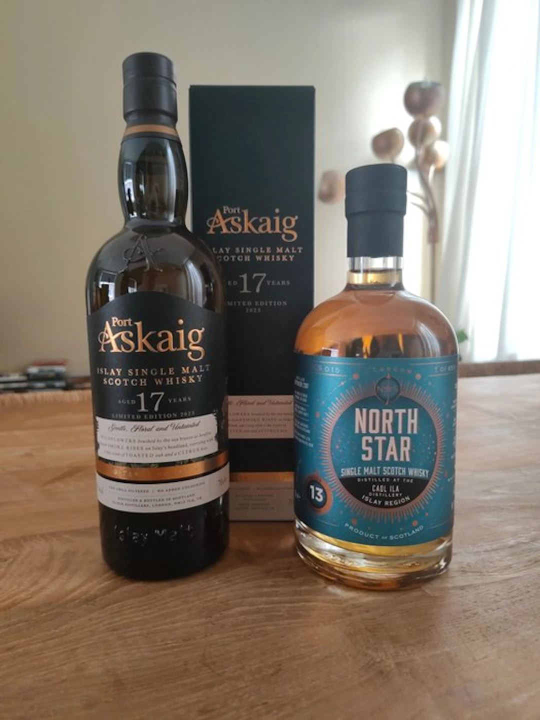 Port Askaig 17yo + Caol Ila 2007 13yo North Star Spirits - 70cl - 2 bottles