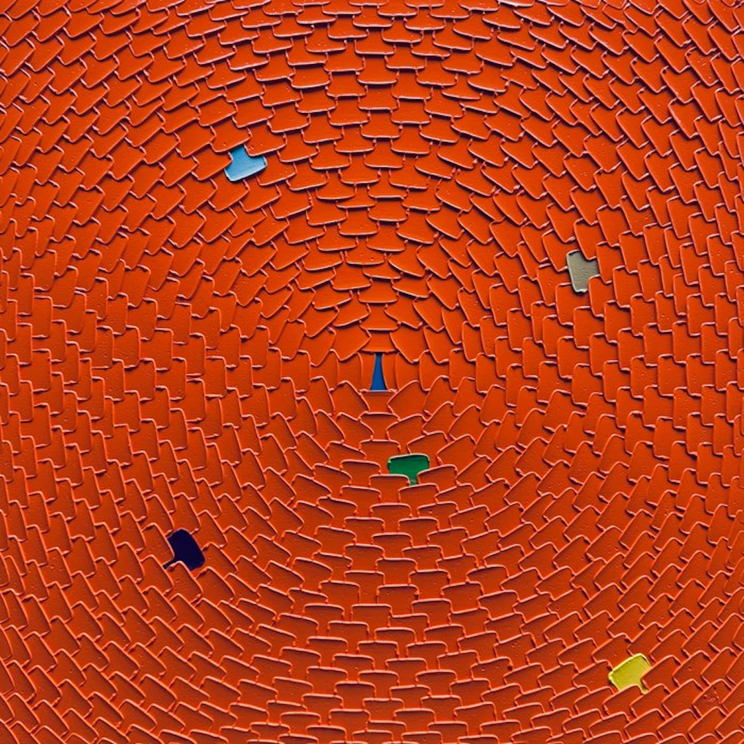 Aykaz Arzumanyan - Rose - 1120 - Abstraction géométrique