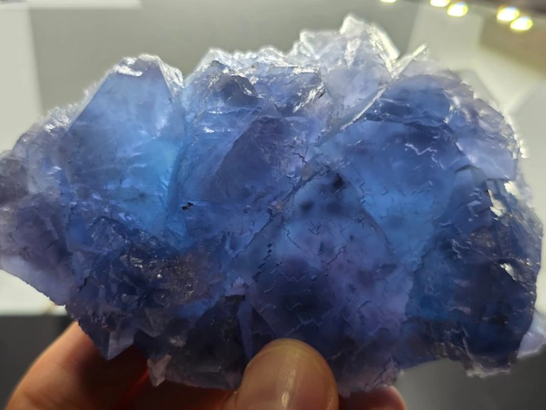 Ocean Blue Fluorite from Minerva Mine