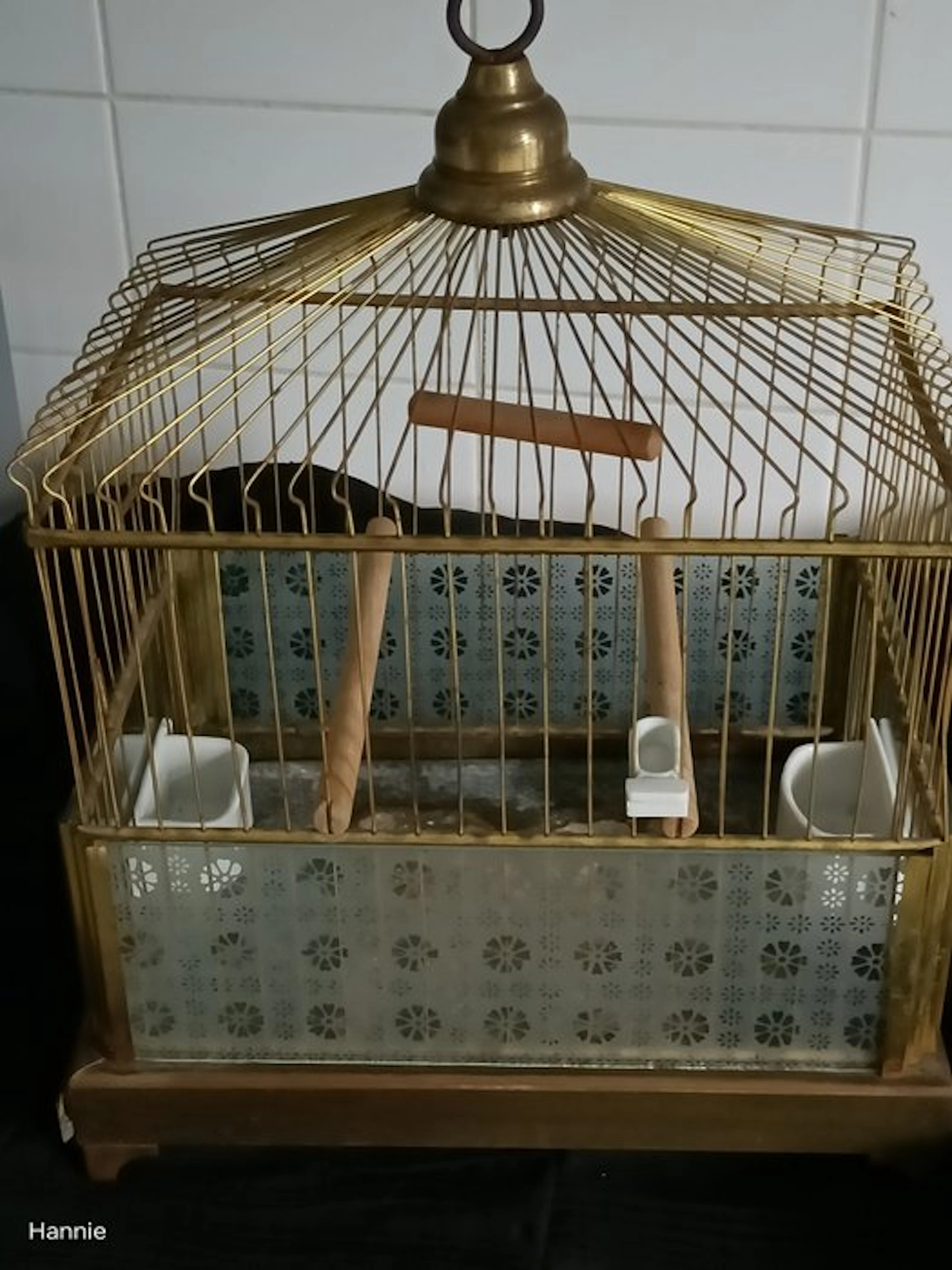 Antique Birdcage - Brass - Vintage birdcage