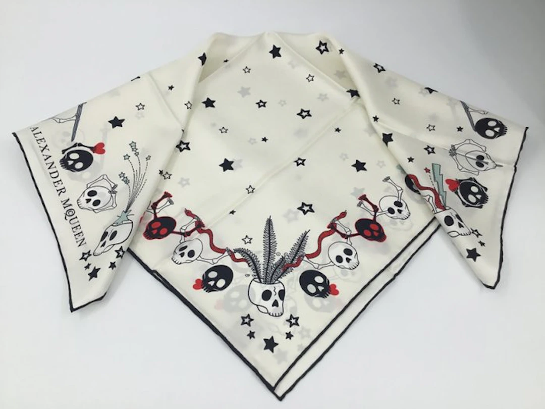 Alexander McQueen - Silk sans étiquette - Foulard