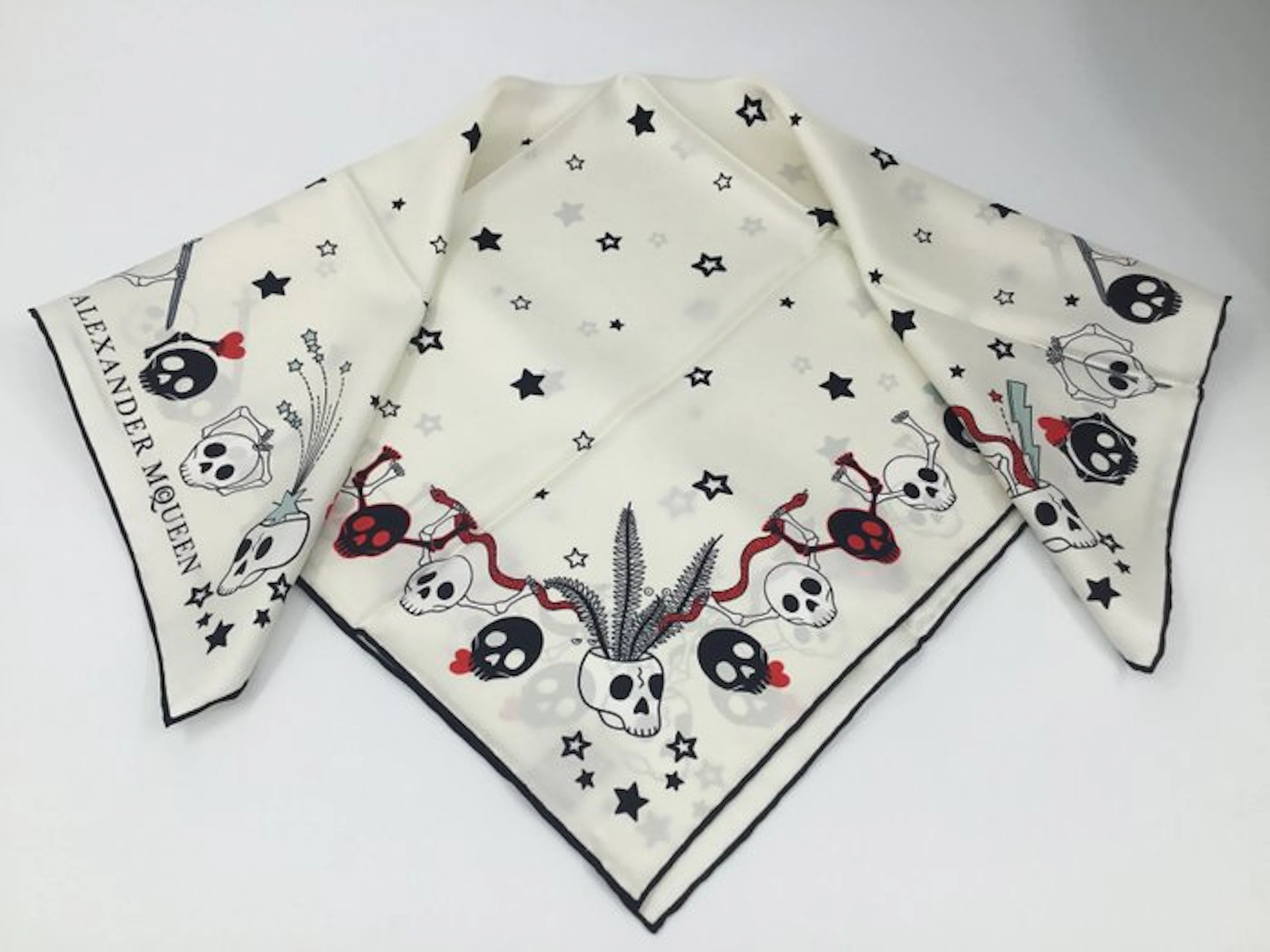 Alexander McQueen - Silk sans étiquette - Foulard