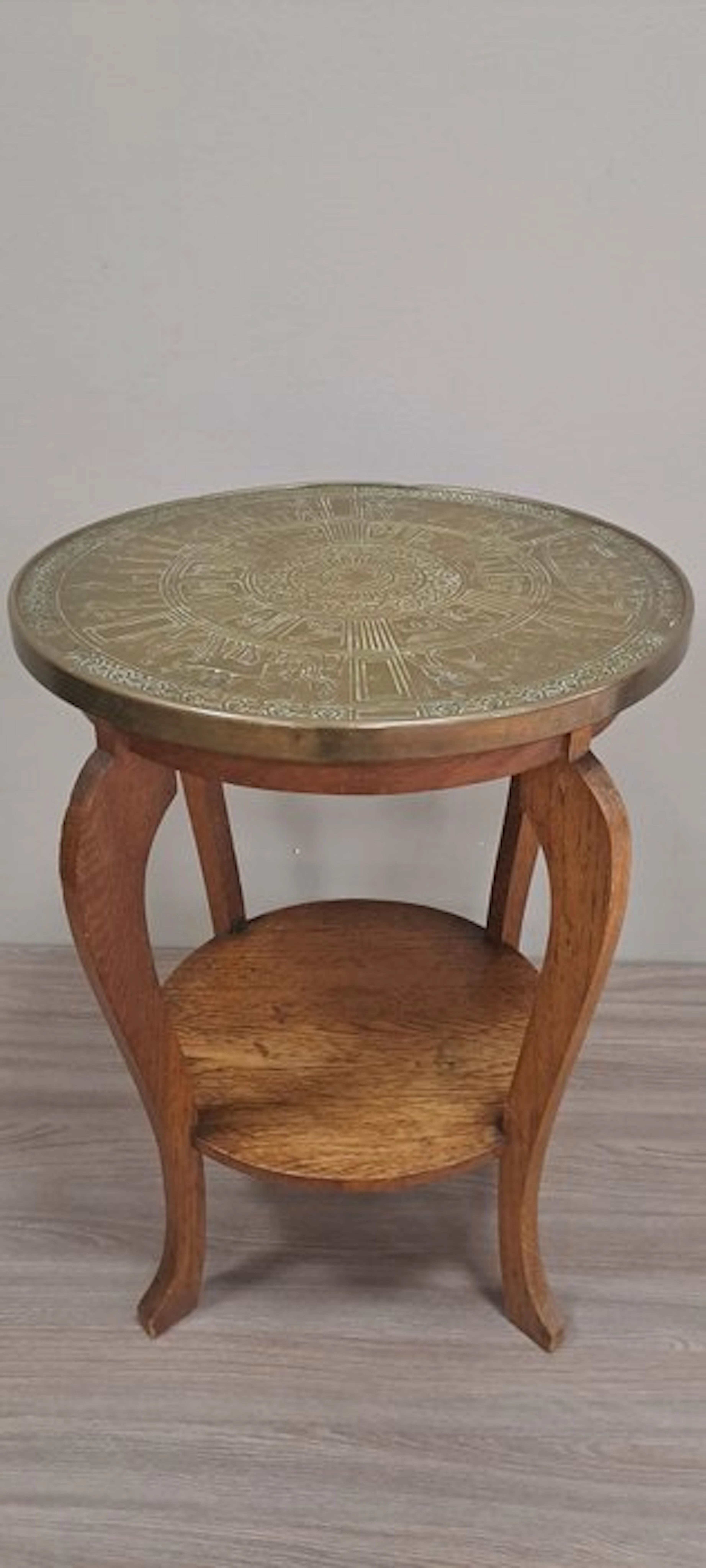 Table - Oak wood/ Copper. - the Amsterdam School