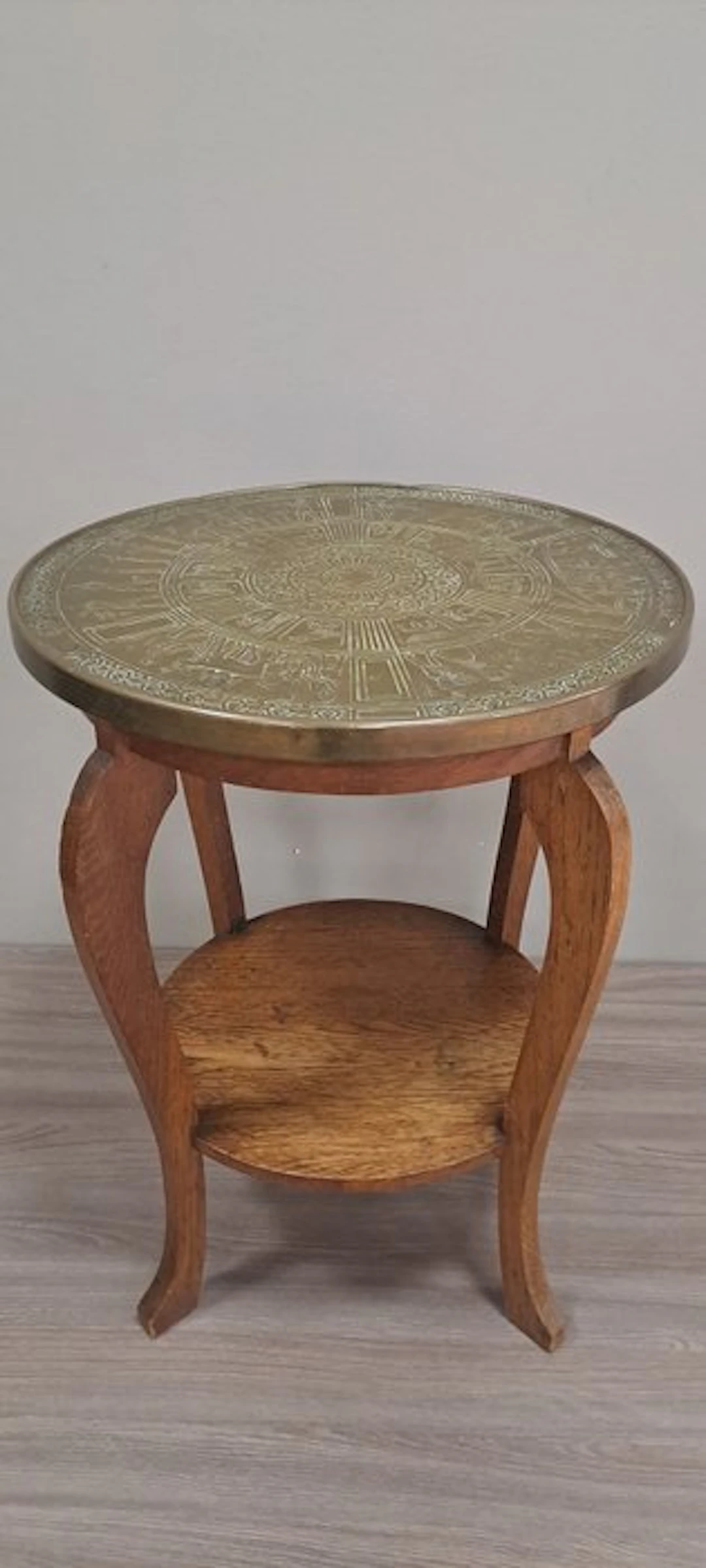Table - Oak wood/ Copper. - the Amsterdam School