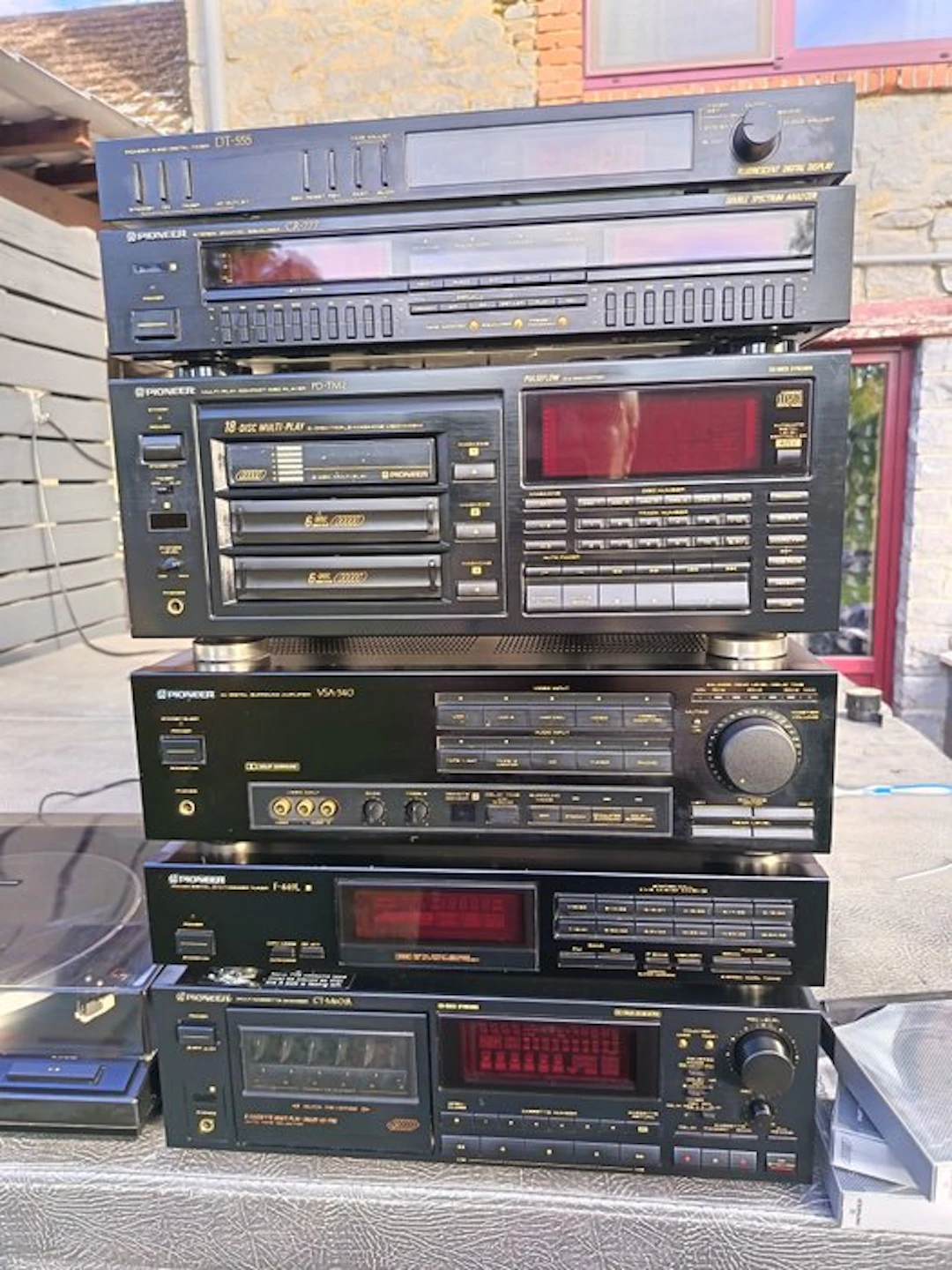 Pioneer - 7-Piece Stack Hi-fi set - Multiple models