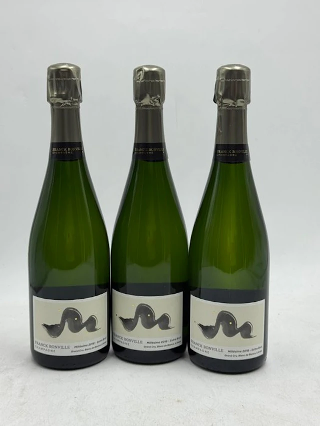 2018 Franck Bonville - Champagne Grand Cru, Blanc de Blancs - 3 Bottles (0.75L)