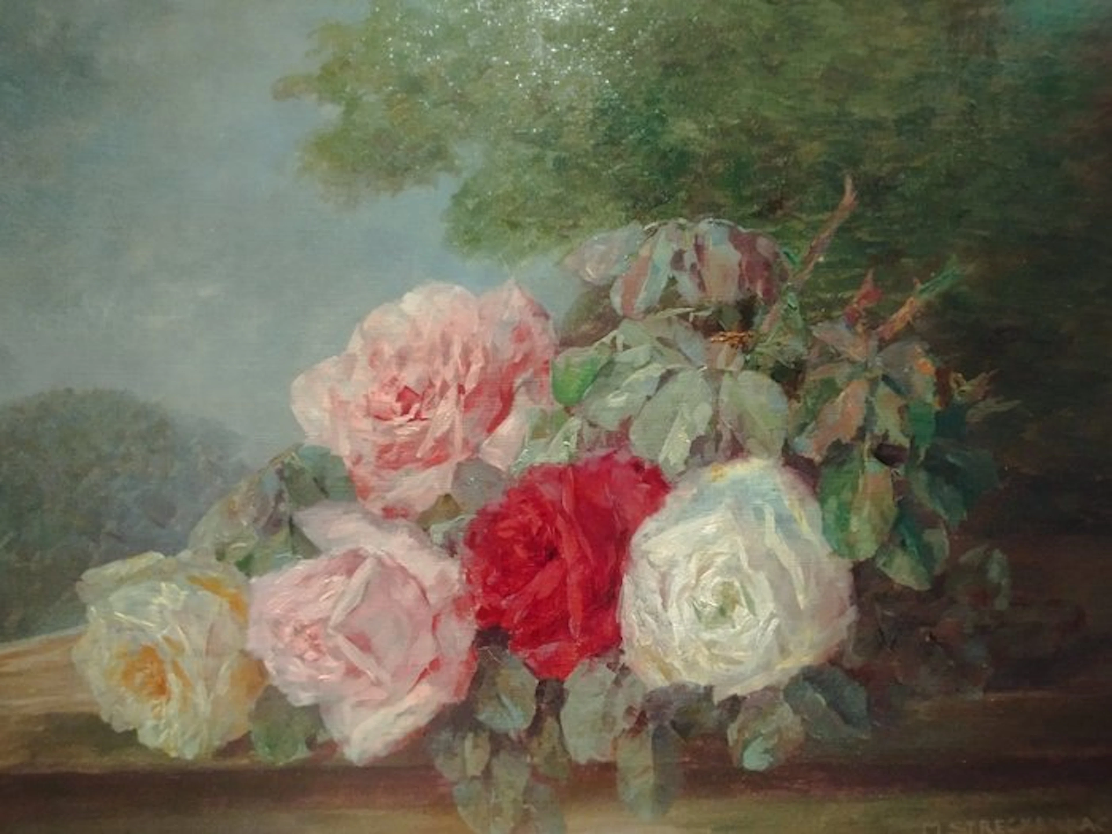 Max Theodore Streckenbach (1863-1936) - Fiori
