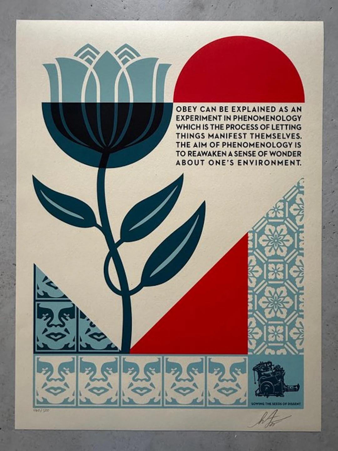 Shepard Fairey (OBEY) (1970) - Phenomenology In Bloom