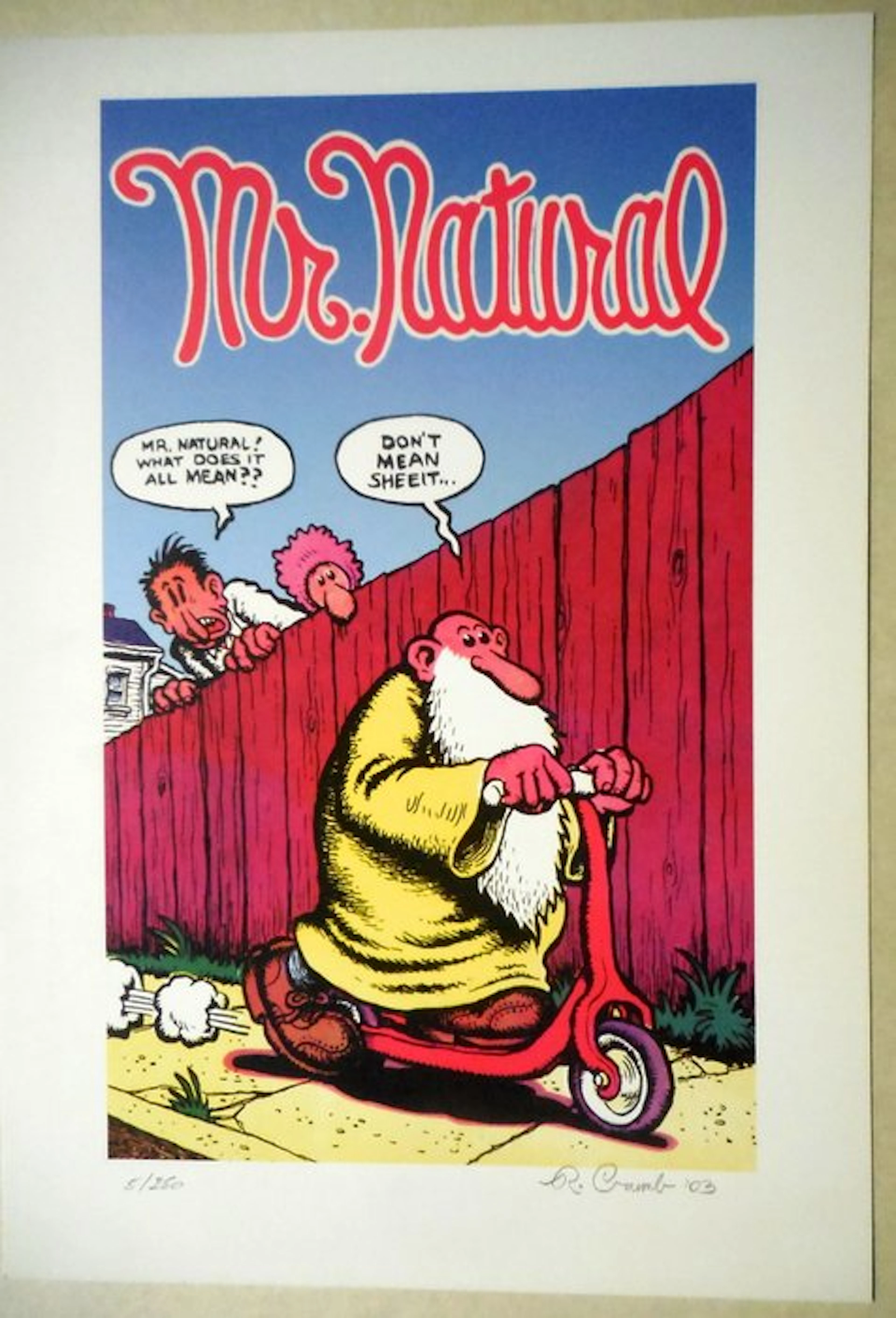 Crumb, Robert - 1 Offset Print - Mr. Natural - 2003