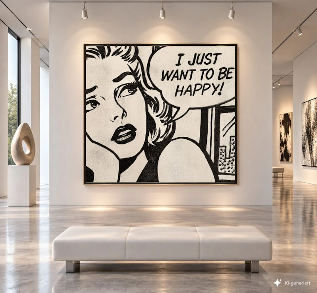 Timo Wedell - Contemplative Gaze - XL - Timo‘s Lichtenstein