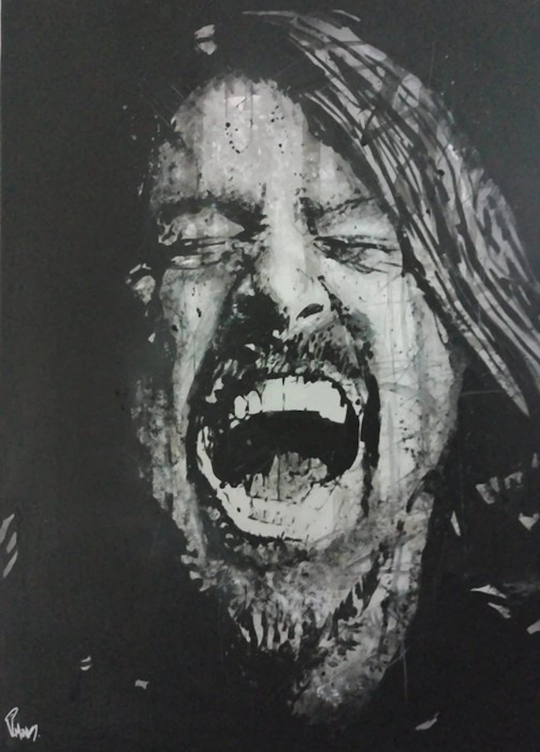 Dave Grohl - Nirvana - Foo Fighters - Handpainted and...