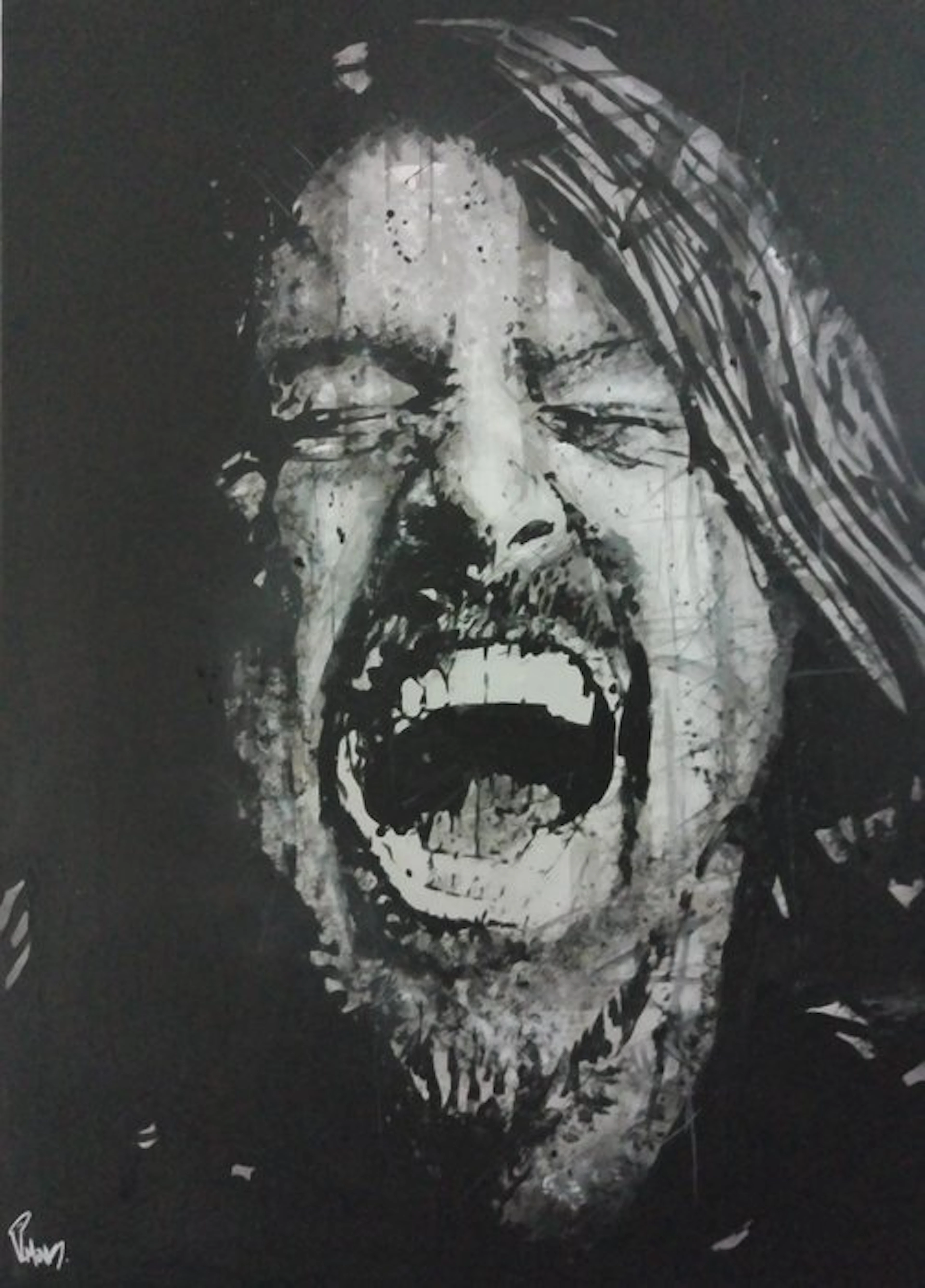 Dave Grohl - Nirvana - Foo Fighters - Handpainted and...