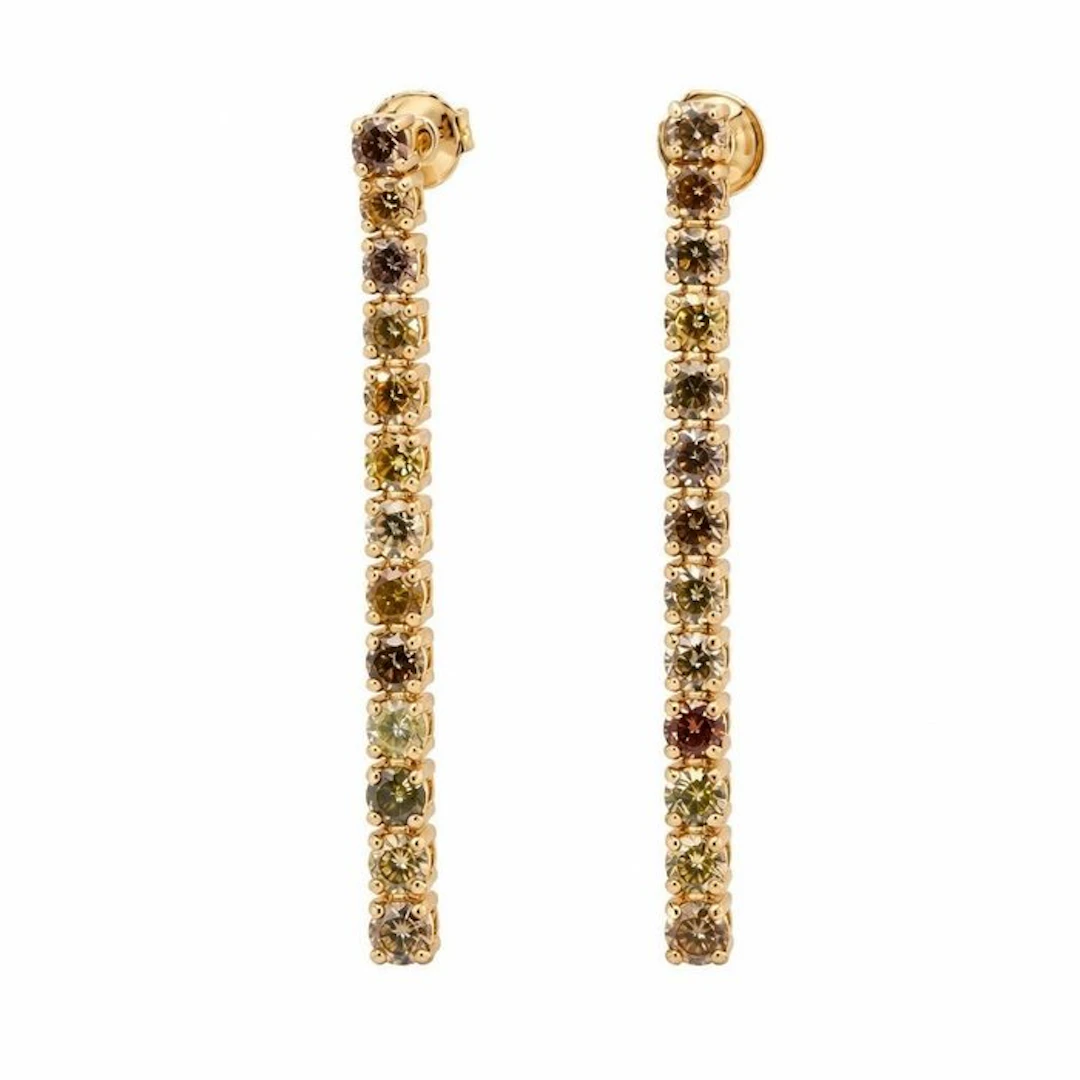 No reserve price - Earrings - 14 kt