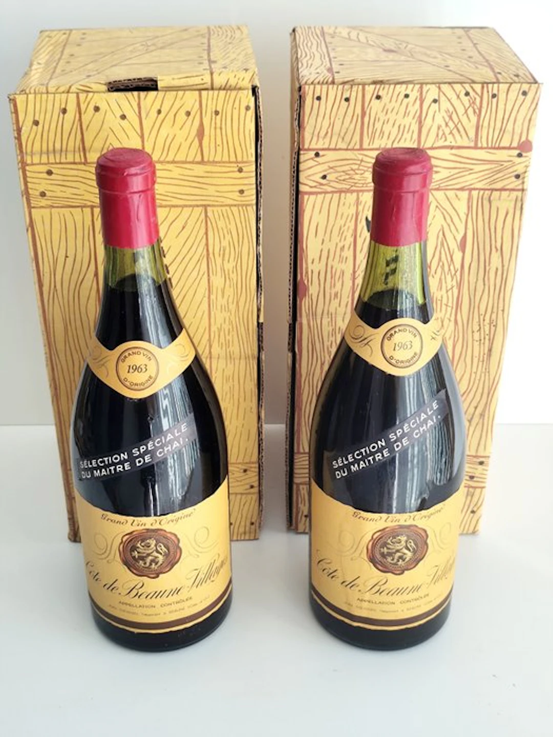 1963 Jean Thévenin, Cote de Beaune-Villages - Burgundy - 2 Magnums (1.5L)