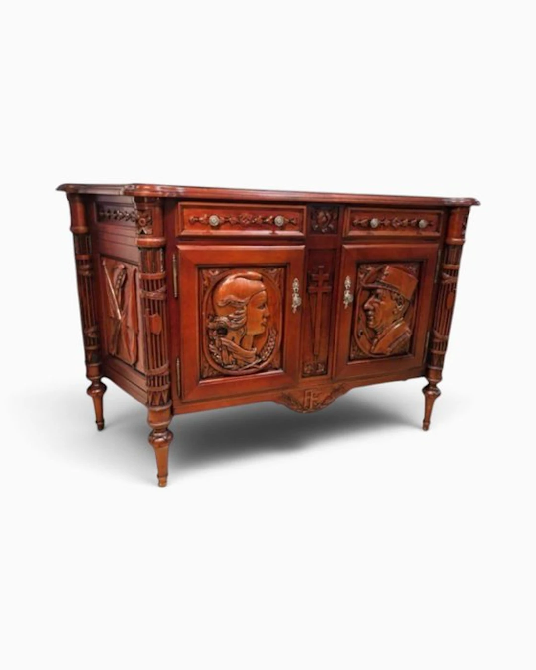 Chest of drawers - Stained wood - Charles de Gaulle Dresser