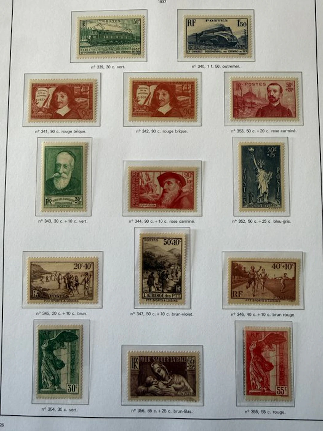 France - Years "1937/1938" (including Ader