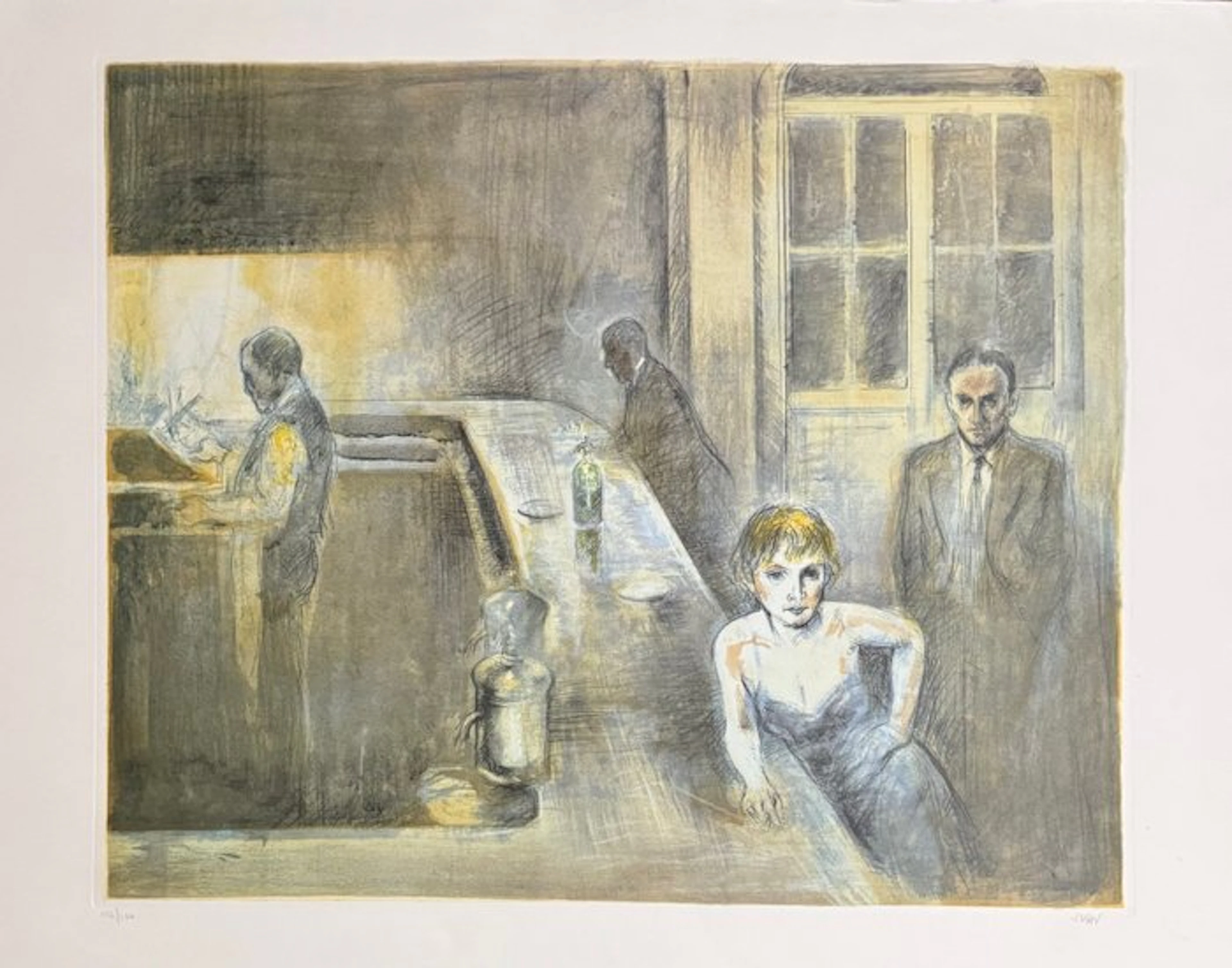 Alberto Sughi (1928 - 2012) - Al Bar