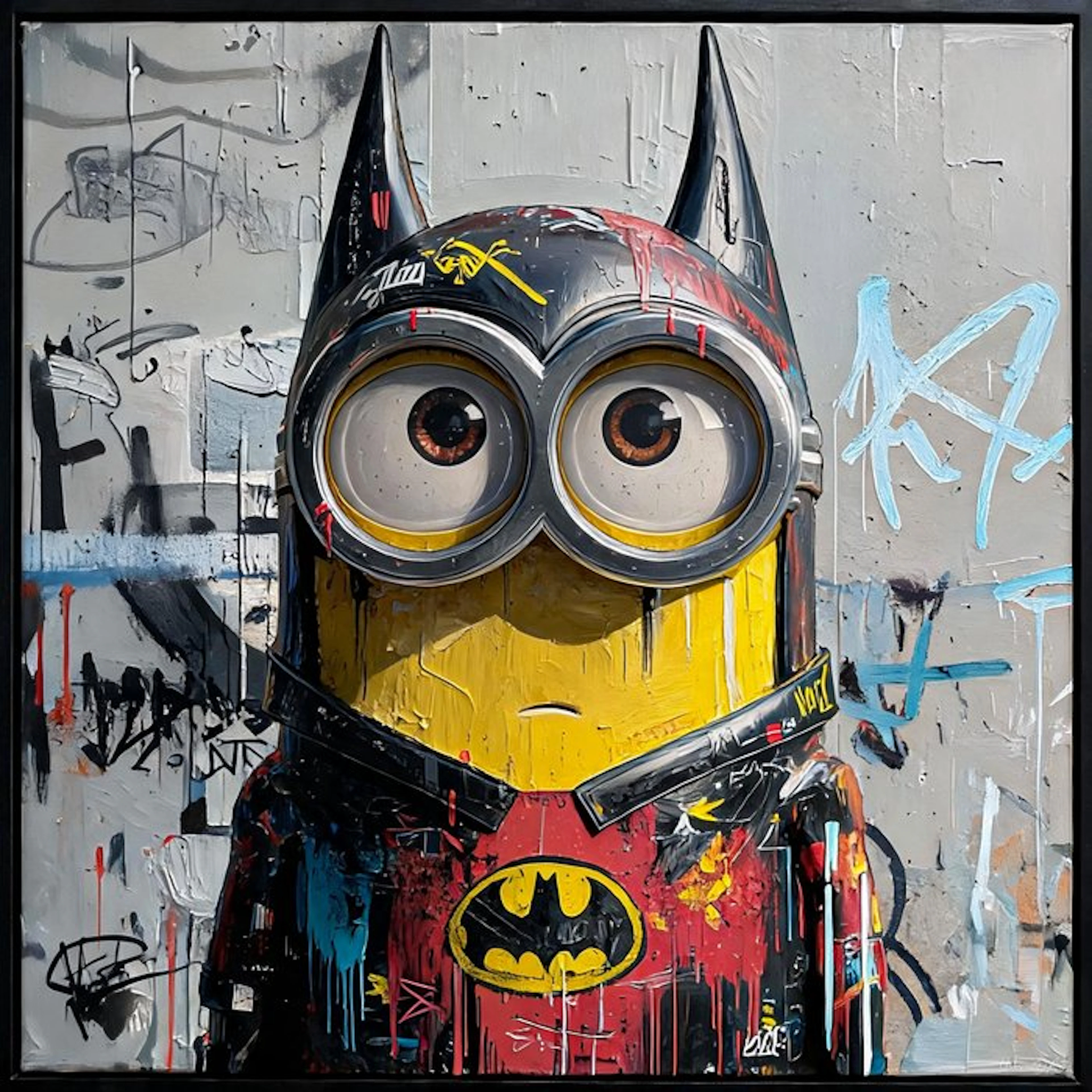 Urban3DArt (1971) - Minion Batman Graf Limited Edition Art numérique Mixte