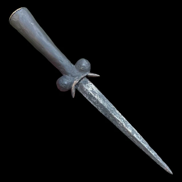 Medieval Rare kidney dagger (bollock dagger) - Rare...