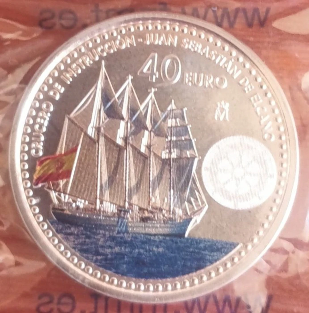 Spain. 40 Euro 2025 "Elcano" (No reserve price)