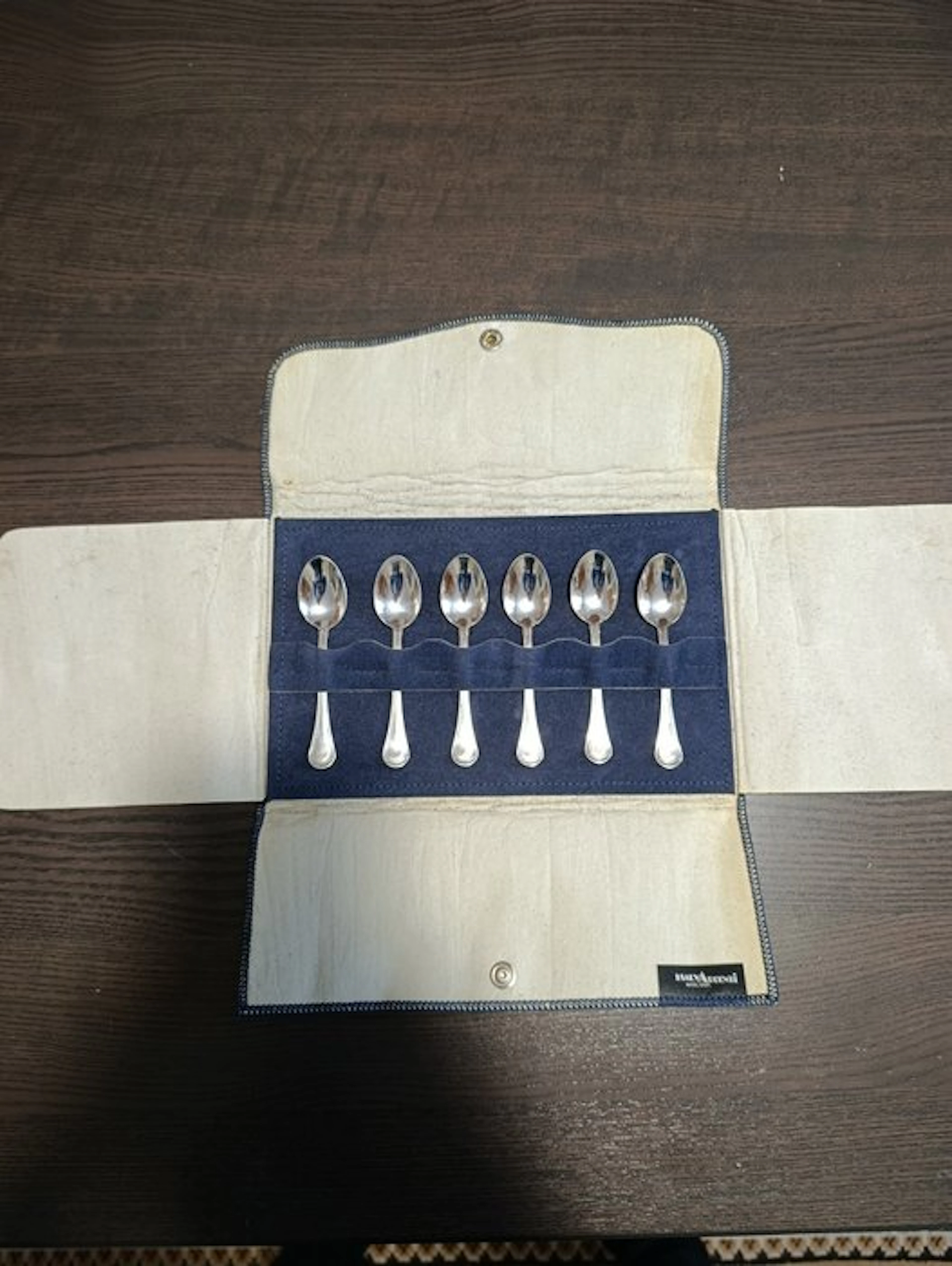 Coffee spoon (6) - .800 silver - Silver teaspoons