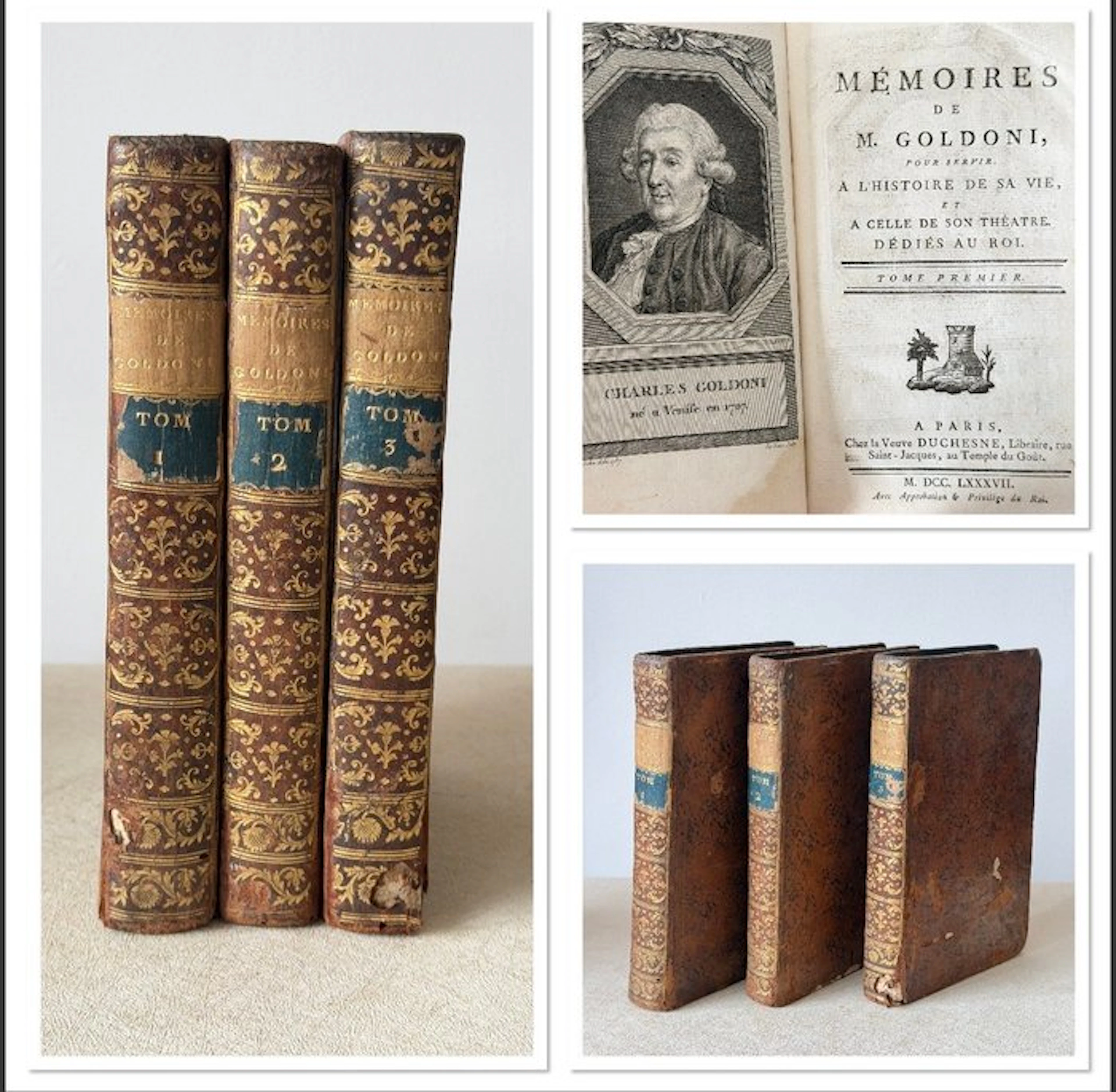 M. Goldoni - Mémoires - 1787