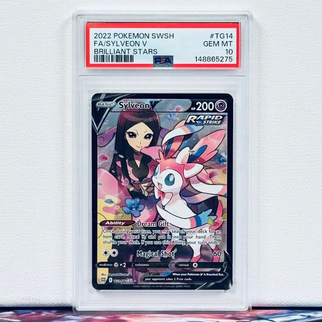 Pokémon Graded card - FA/SYLVEON V #TG14 - Pokémon - PSA 10