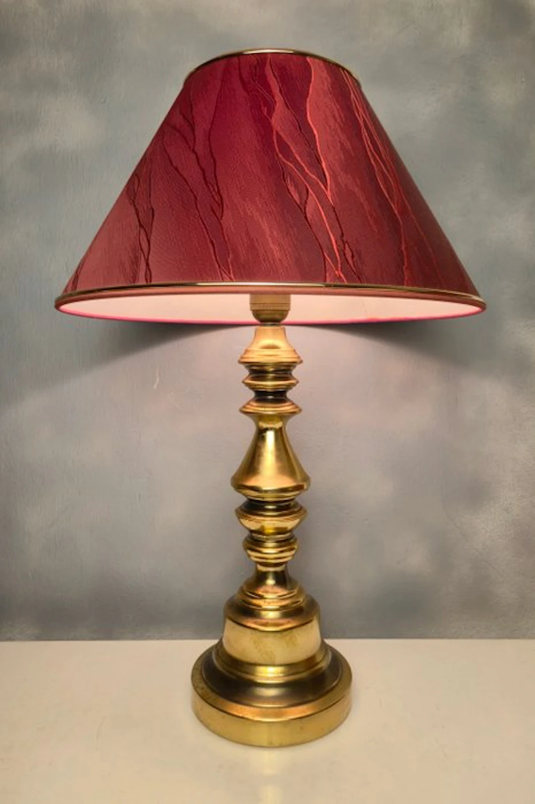 Table lamp - Hollywood Regency Trophy Lamp - 58 cm - Copper