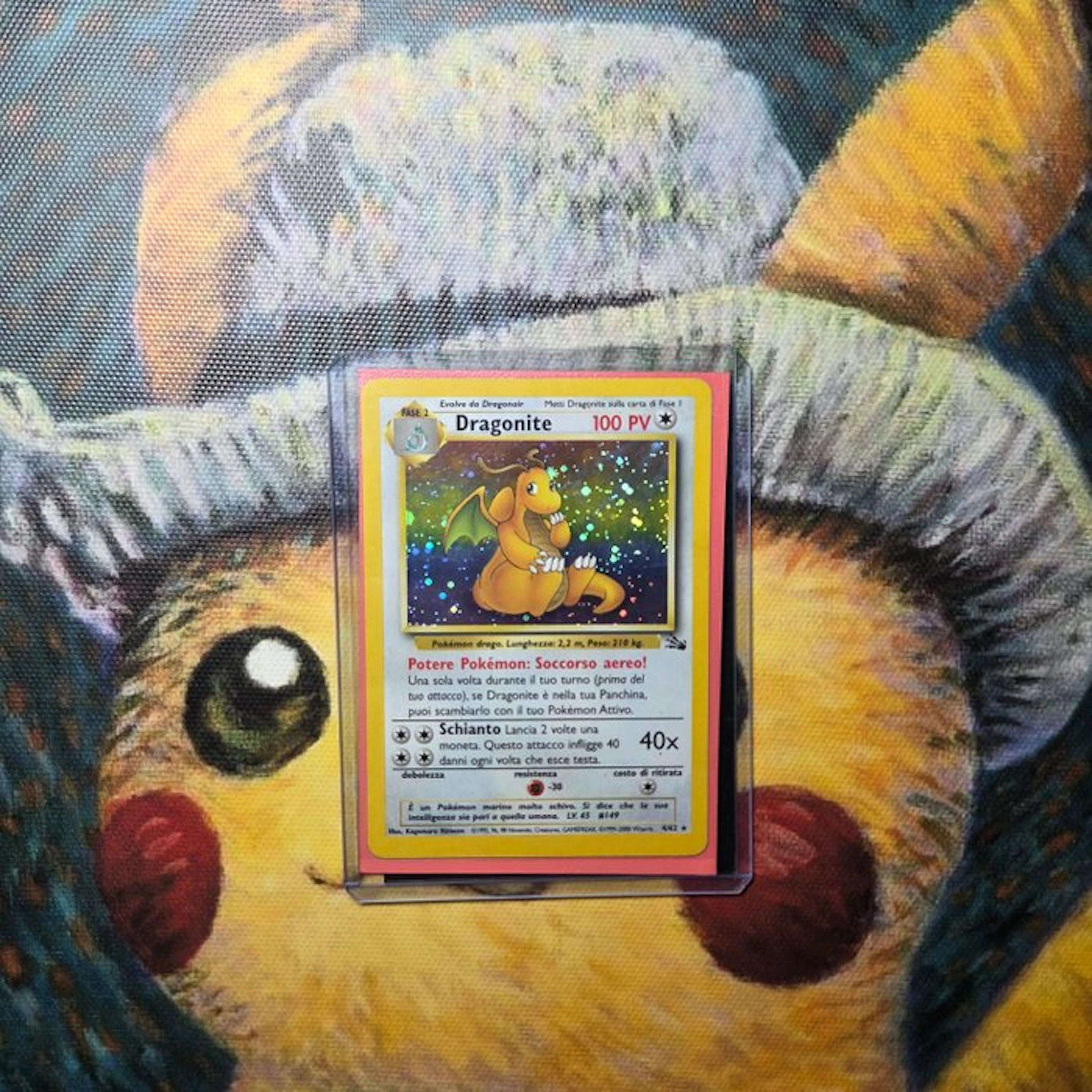Pokémon Card - Dragonite Fossil Holo - WOTC