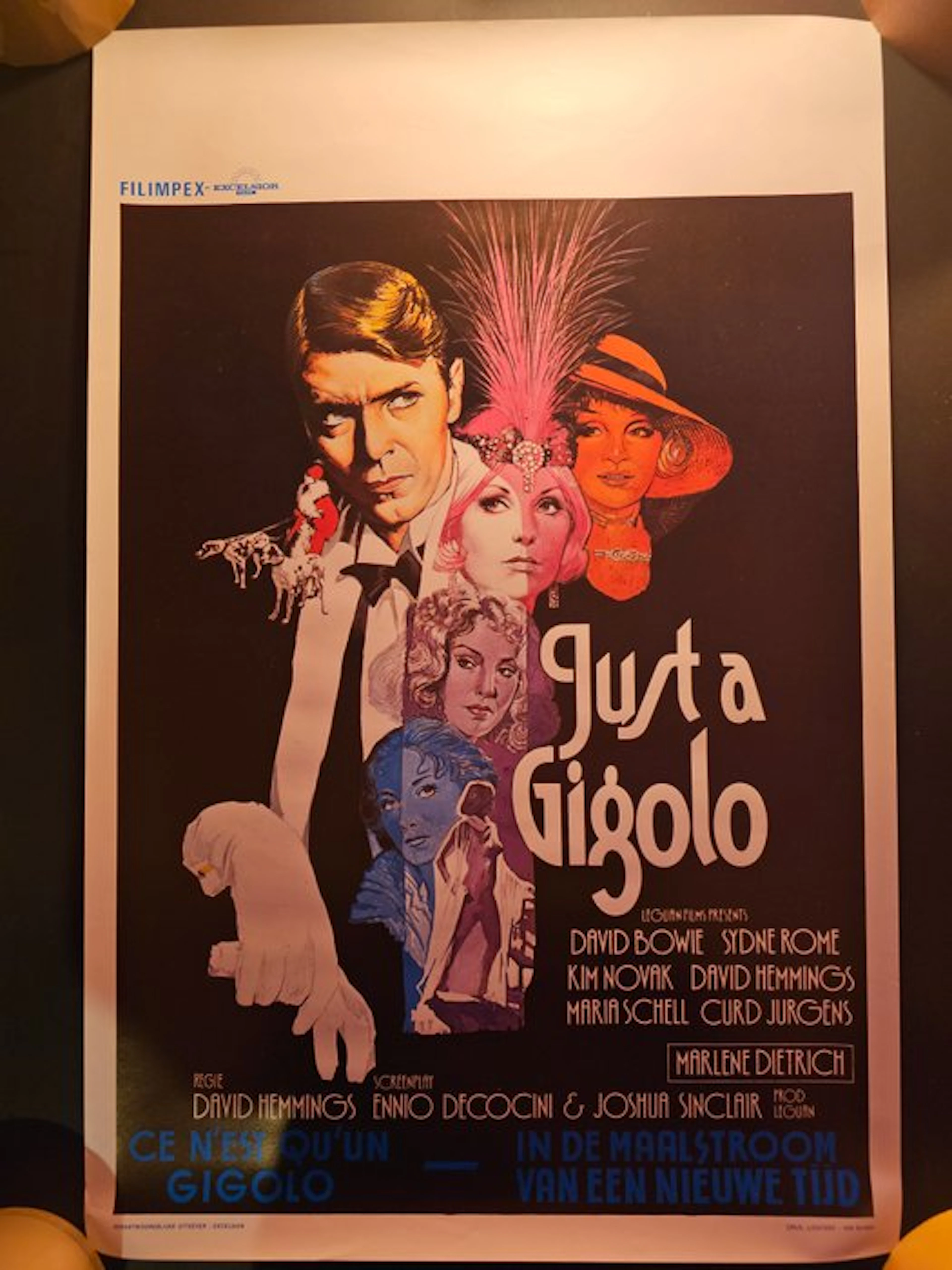 Tom Chantrell - David Bowie - Just a Gigolo (1978) –...
