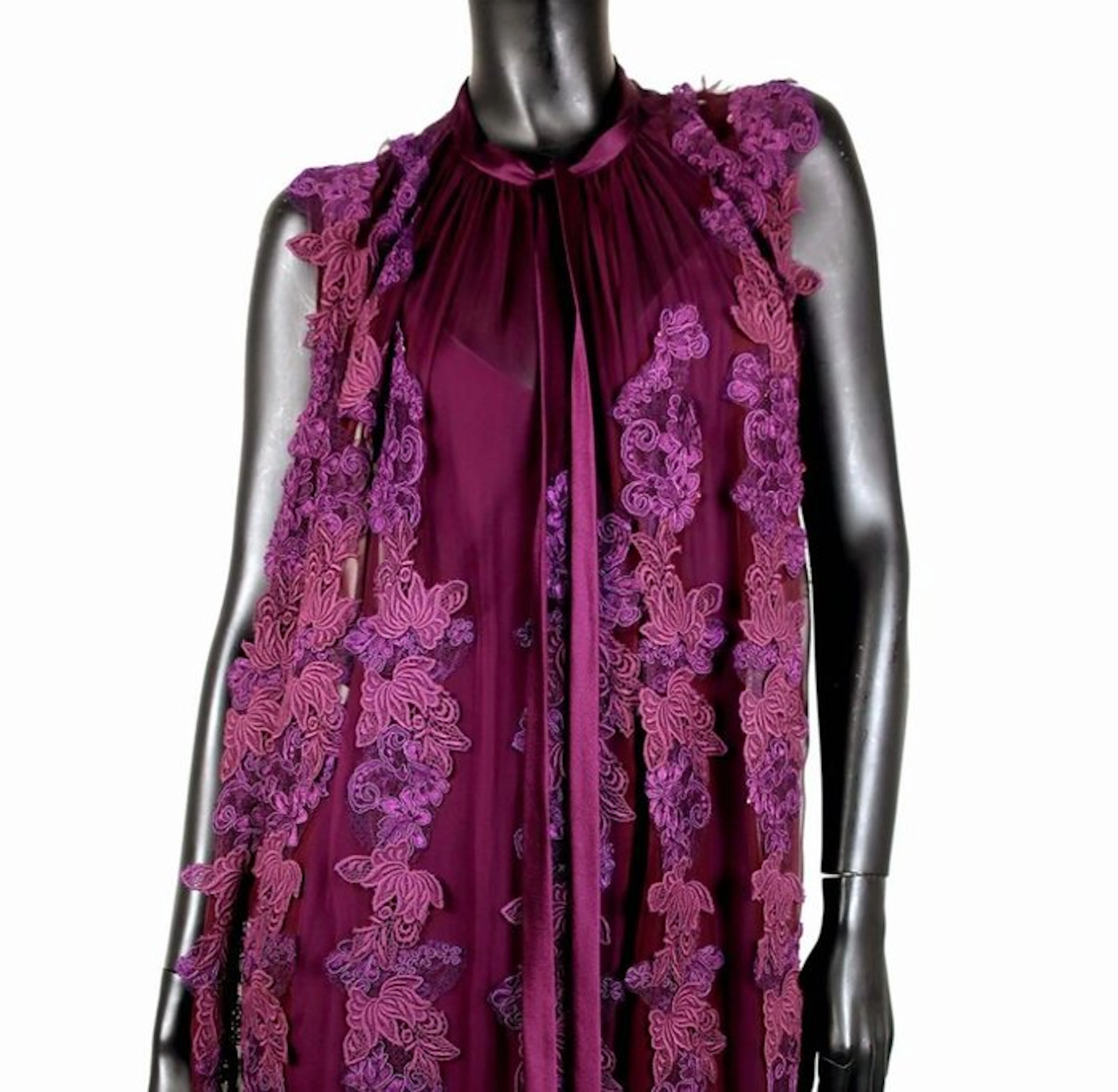 Alberta Ferretti - Silk Chiffon runway dress - Euro 2700,- - Dress