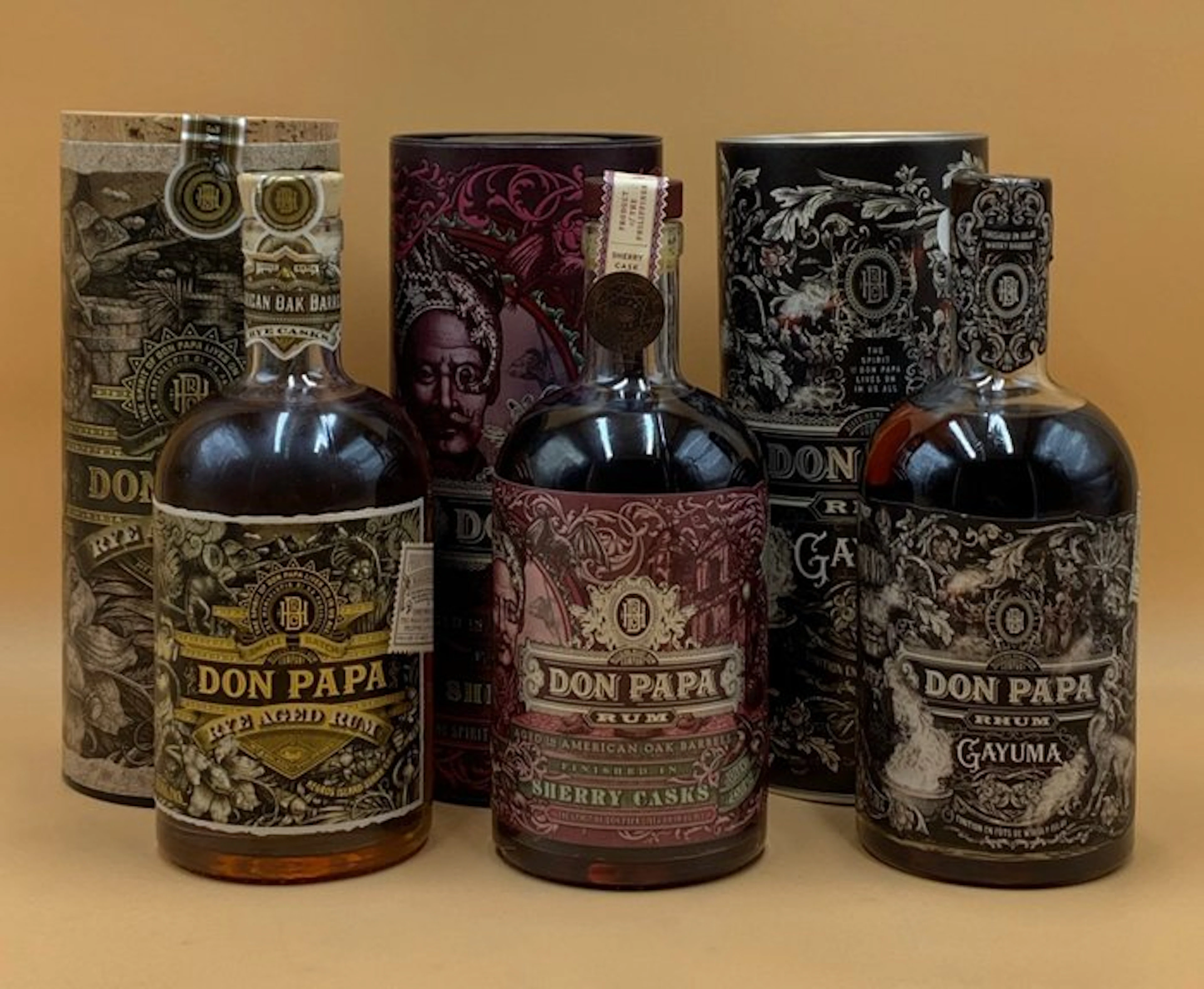Don Papa - Rye, Sherry Casks & Gayuma - 70cl - 3 bottles