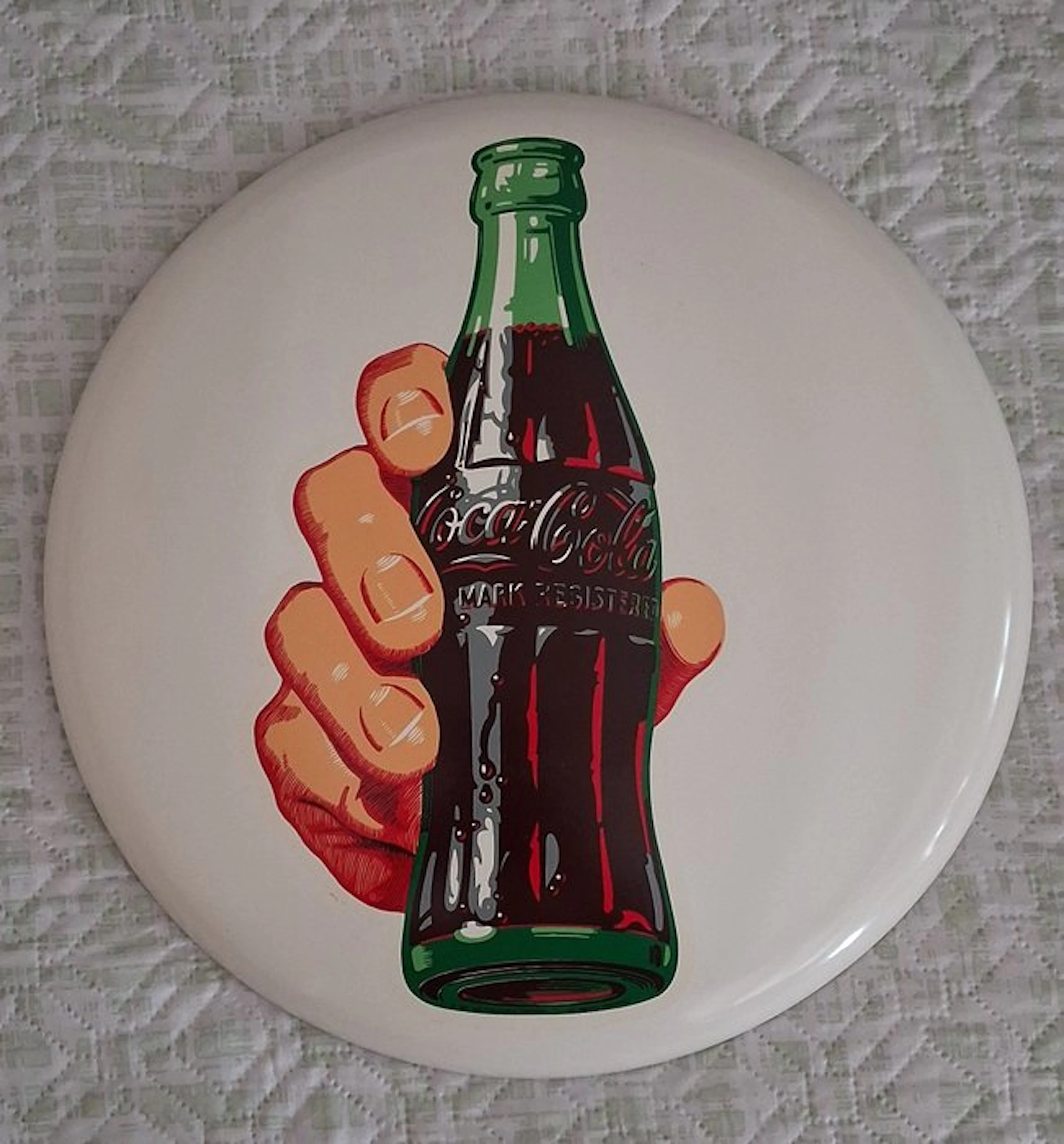 Coca-Cola - Coca-Cola bottle sign - coca cola - Enamel sign - Enamel