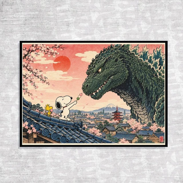 SKE - Snoopy × Godzilla - Dango Diplomacy