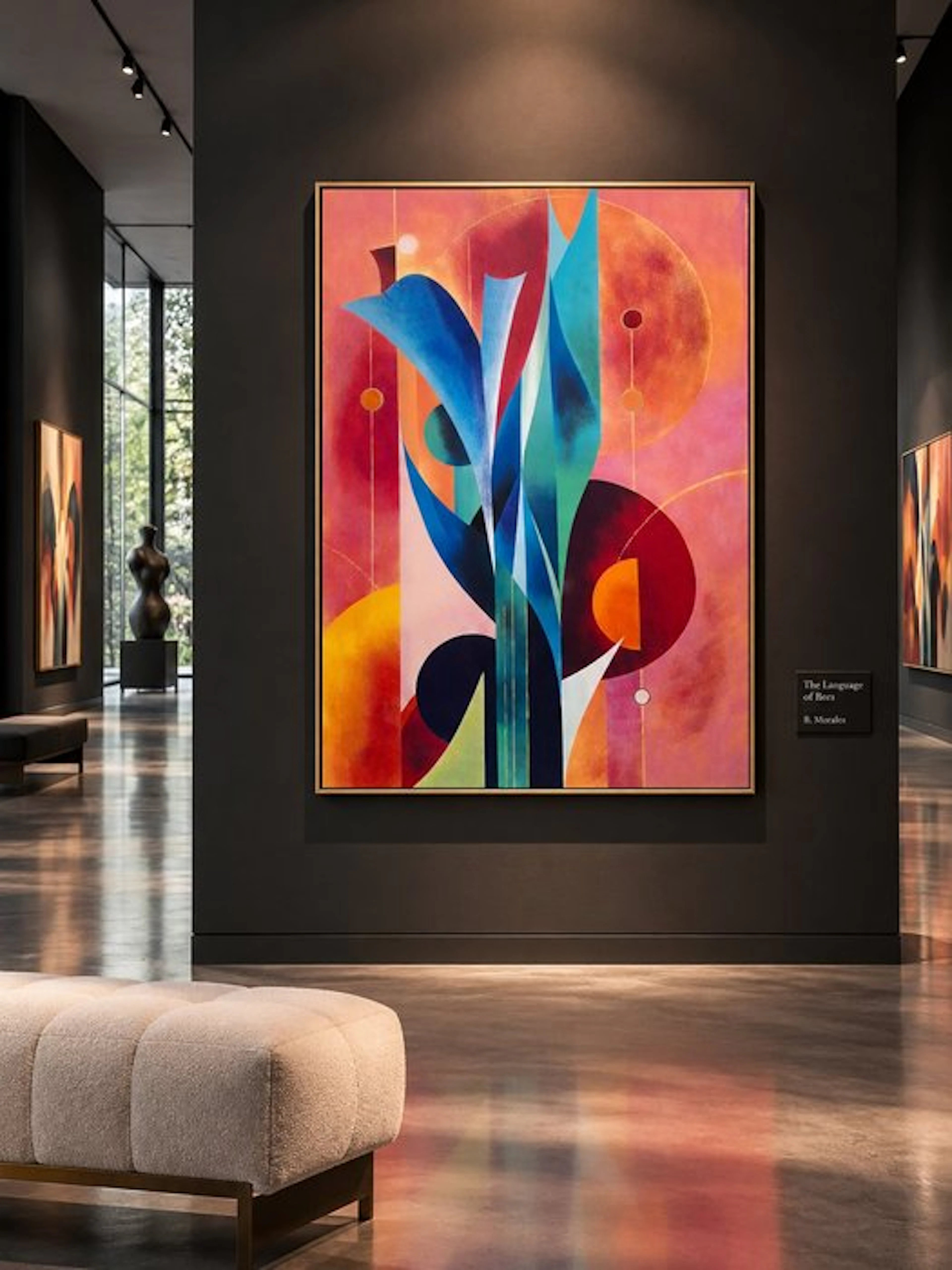B. Morales - "A Garden at Sunset"- XL