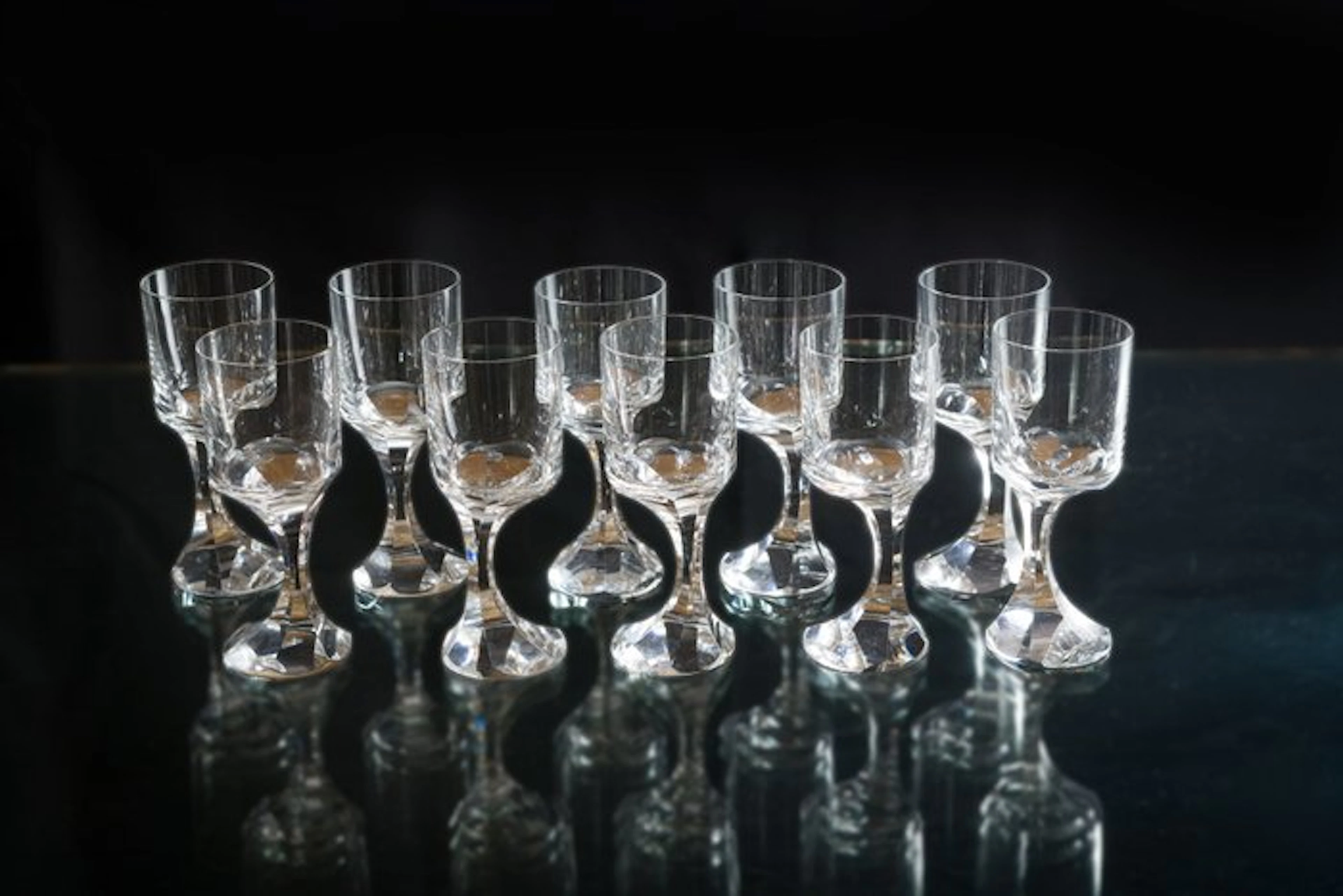 Baccarat - Boris Tabacoff - Drinking set (10) - Crystal...