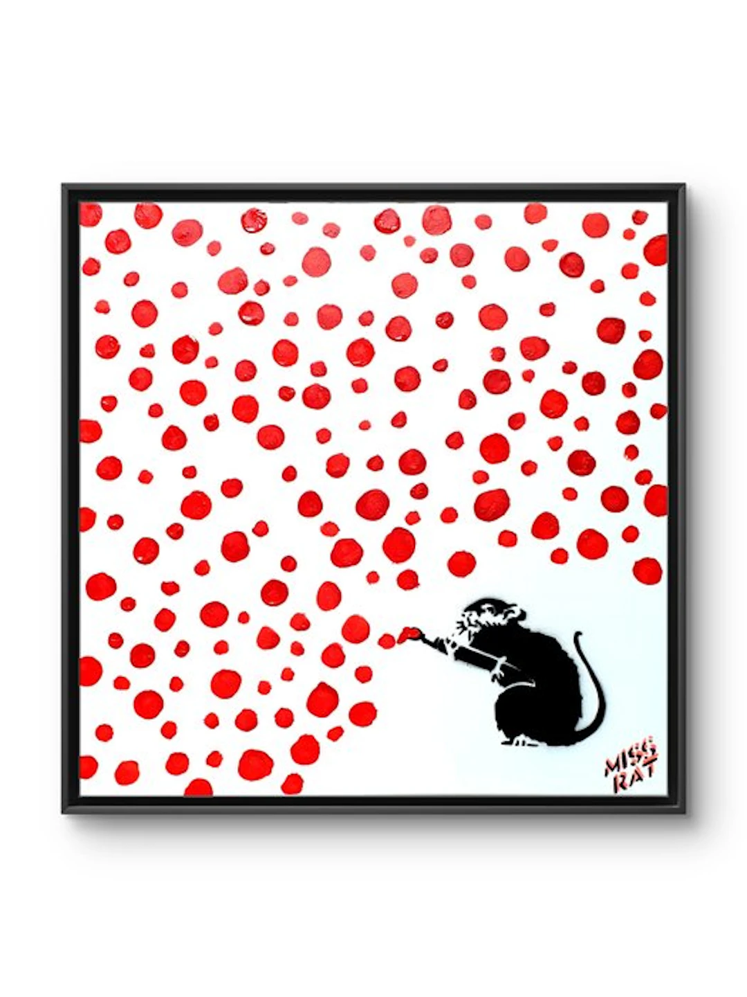 MISS RAT (1981) - Yayoi Kusama et Banksy rat - TRIBUTE