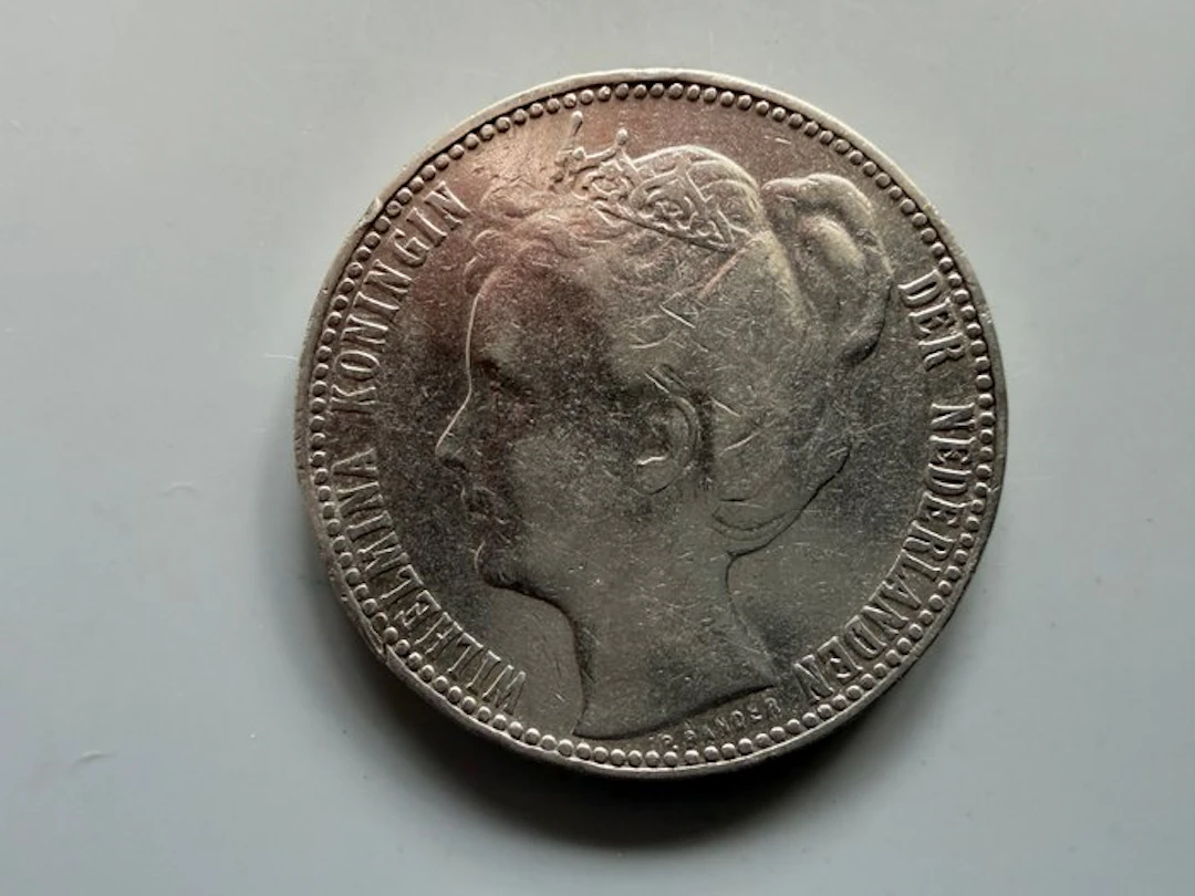 Netherlands. Wilhelmina. 1 Gulden 1901 (No reserve price)