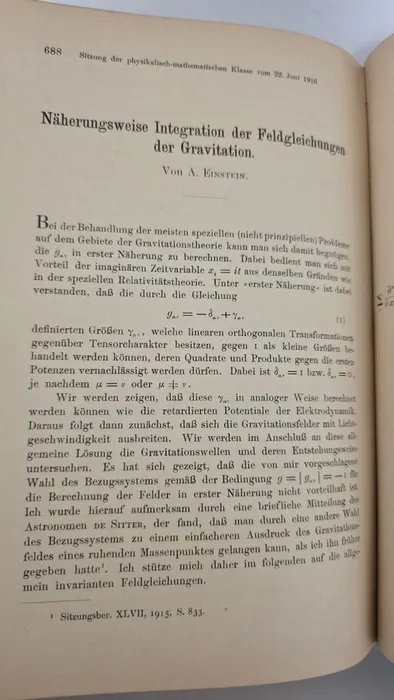 Albert Einstein / Max Planck u.a
