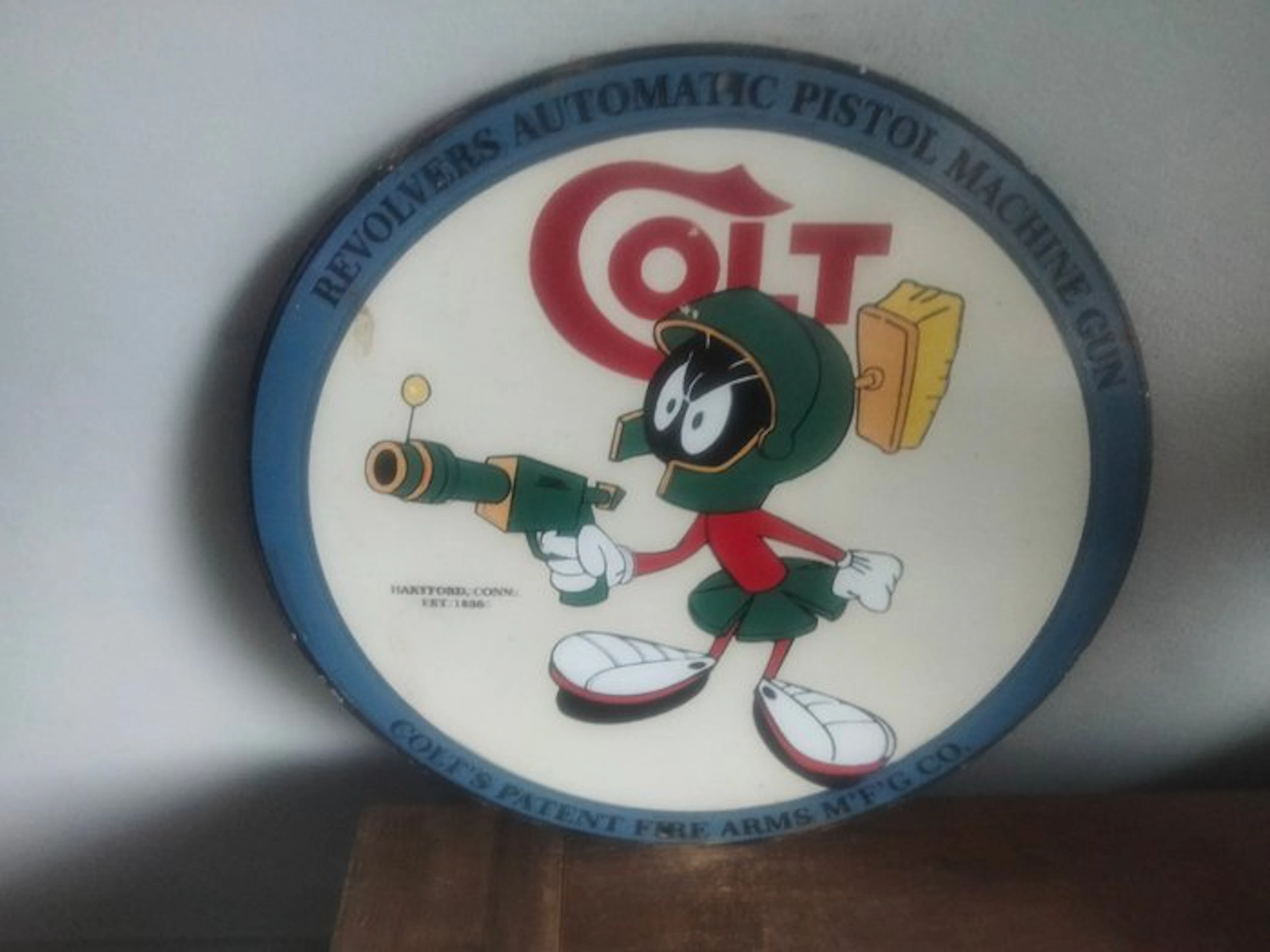 United States - Colt enamel advertising sign - Military accessories