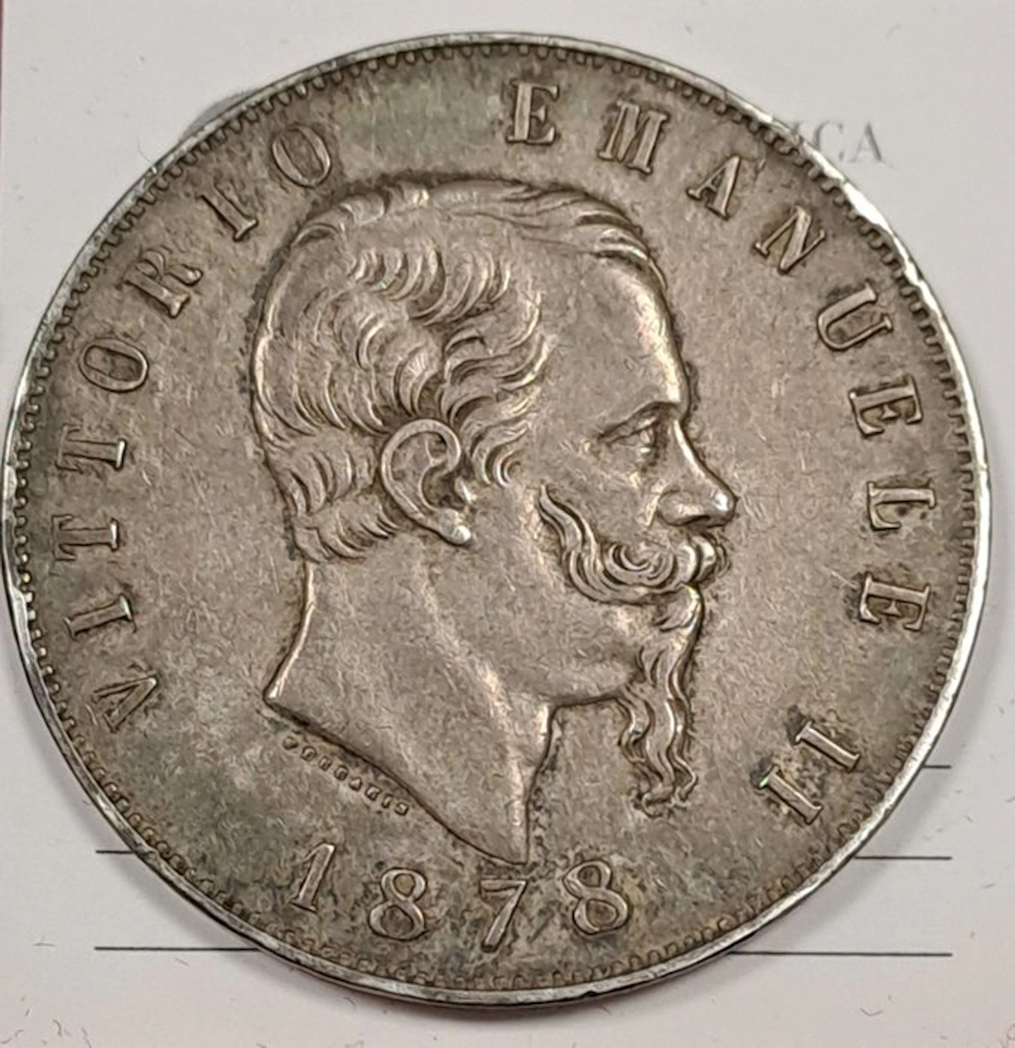Italy. 5 Lire 1878 roma (No reserve price)