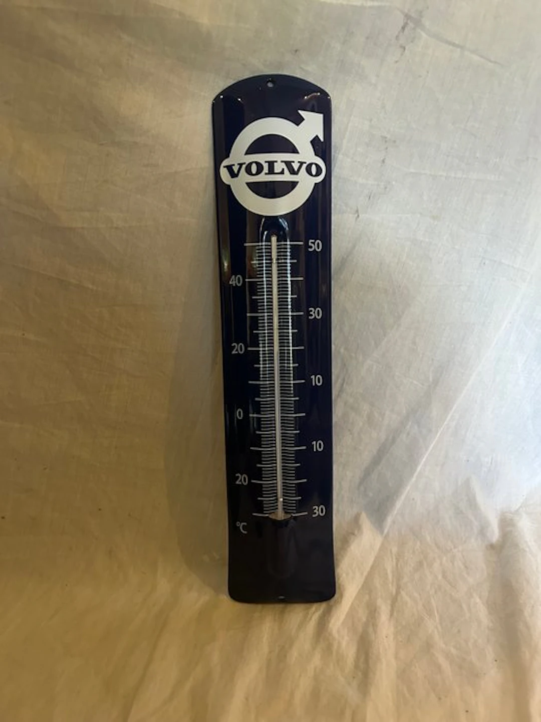 Enamel thermometer Volvo - Enamel sign - Enamel