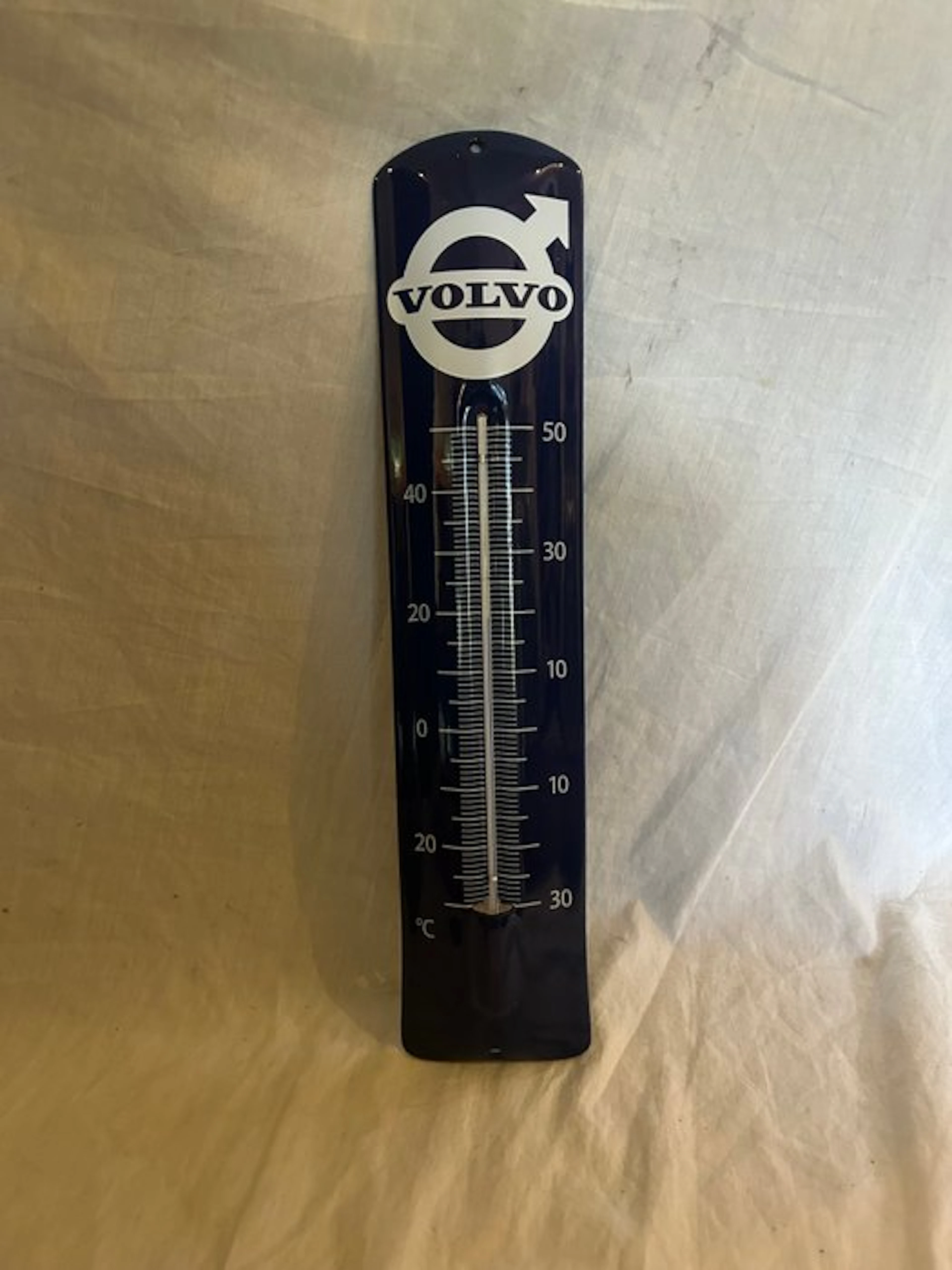 Enamel thermometer Volvo - Enamel sign - Enamel