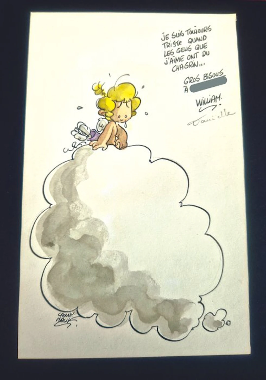 Cupidon - 22x C + dessin original dédicacé - EO/Ré - 22 Album - 1990/2013