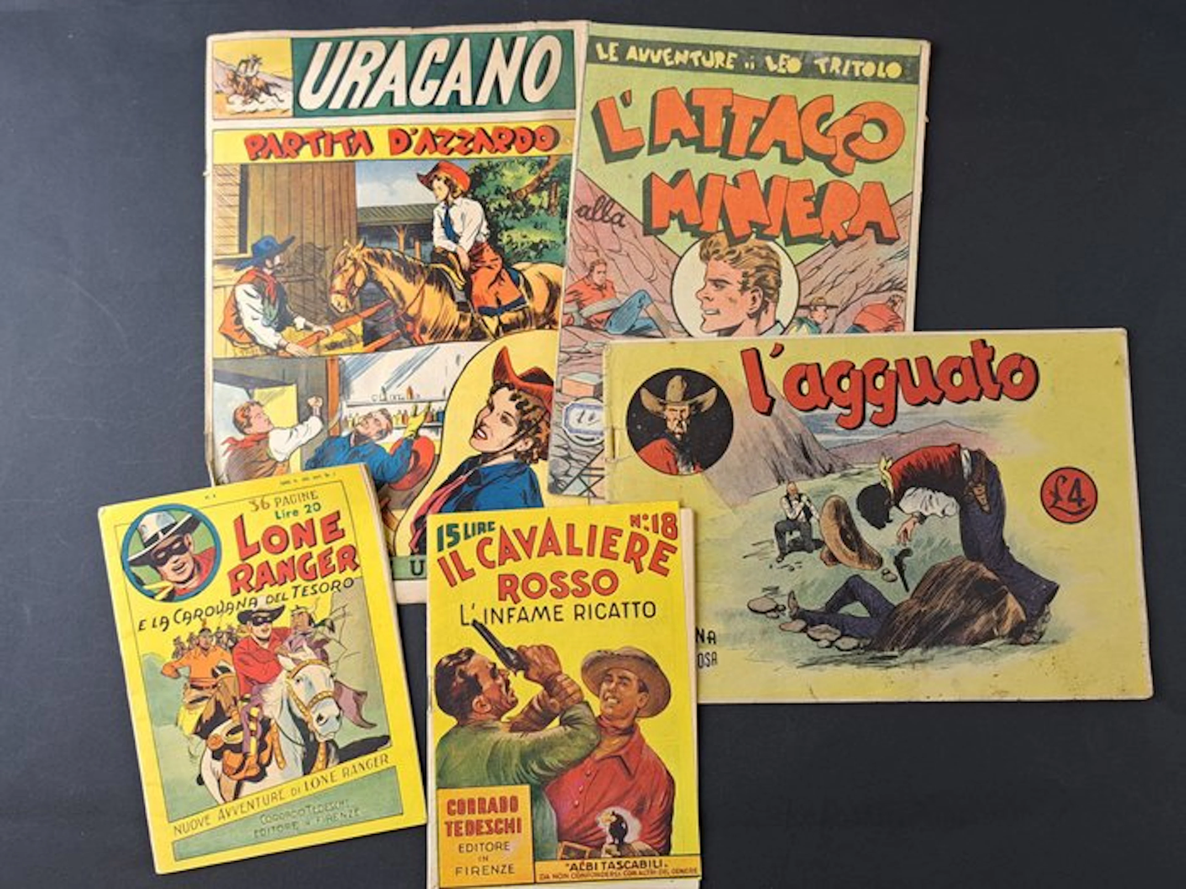 Leo Tritolo, Uragano e Altri Western Anni '40 - 5 Comic - 1948