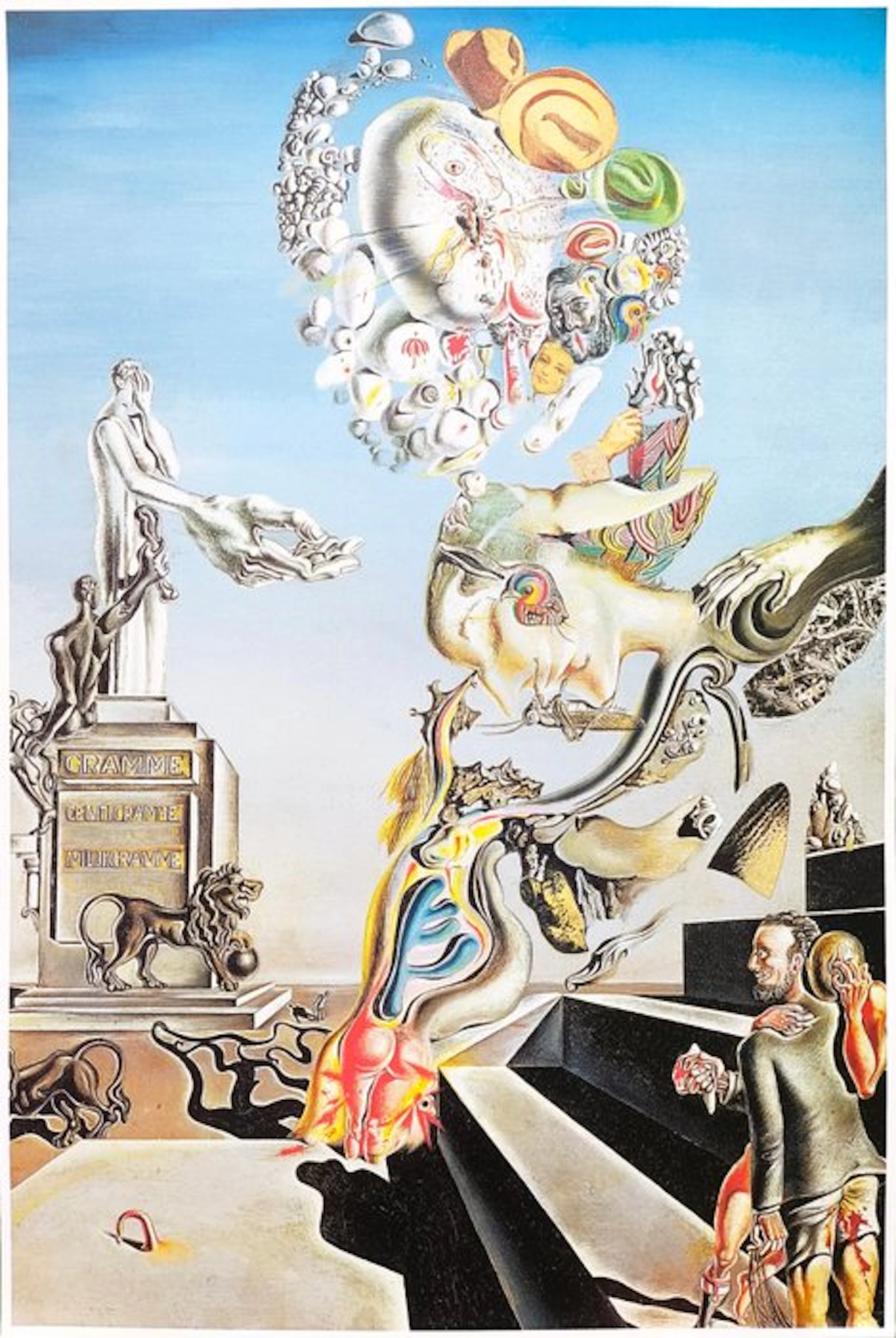 Salvador Dalí (1904-1989) (after) - "Le jeu lugubre, 1929"