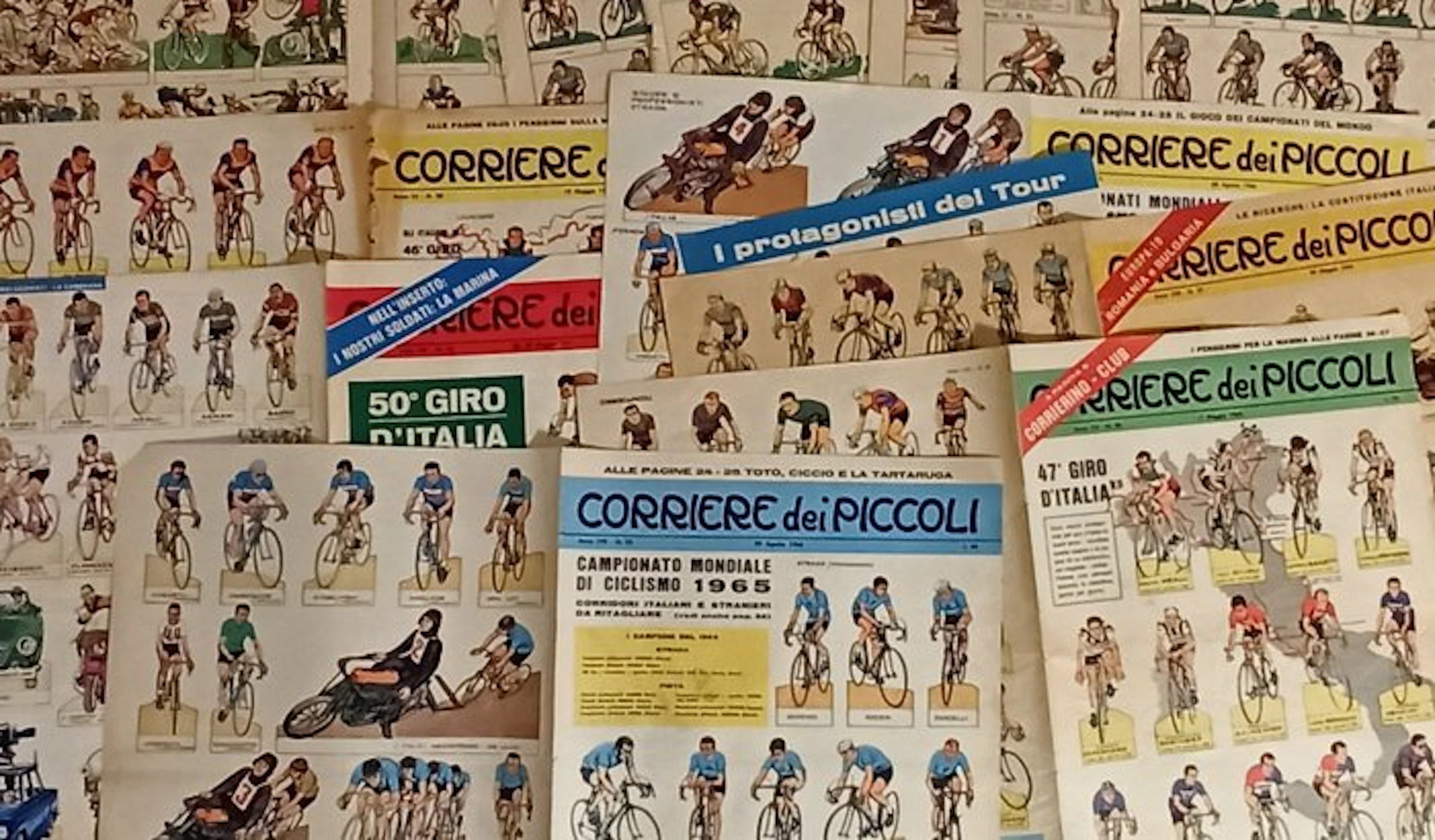 Figurine ciclisti Corriere dei Piccoli 20x - Pagine sfuse...