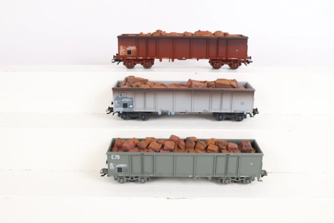 Trix H0 - 24515 - Model train freight wagon set (1)...